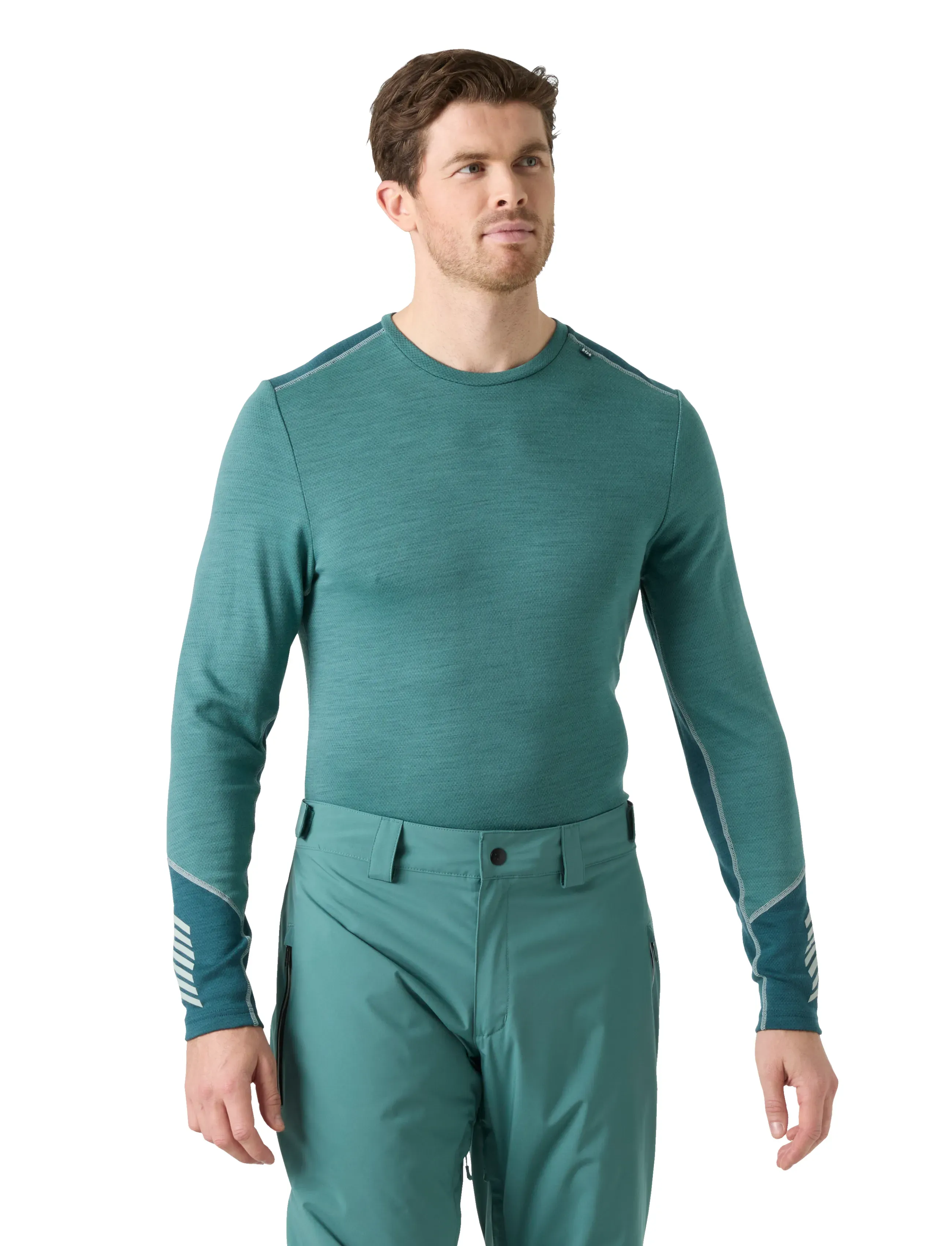 Helly Hansen - LIFA MERINO MIDWEIGHT CREW - green - 0