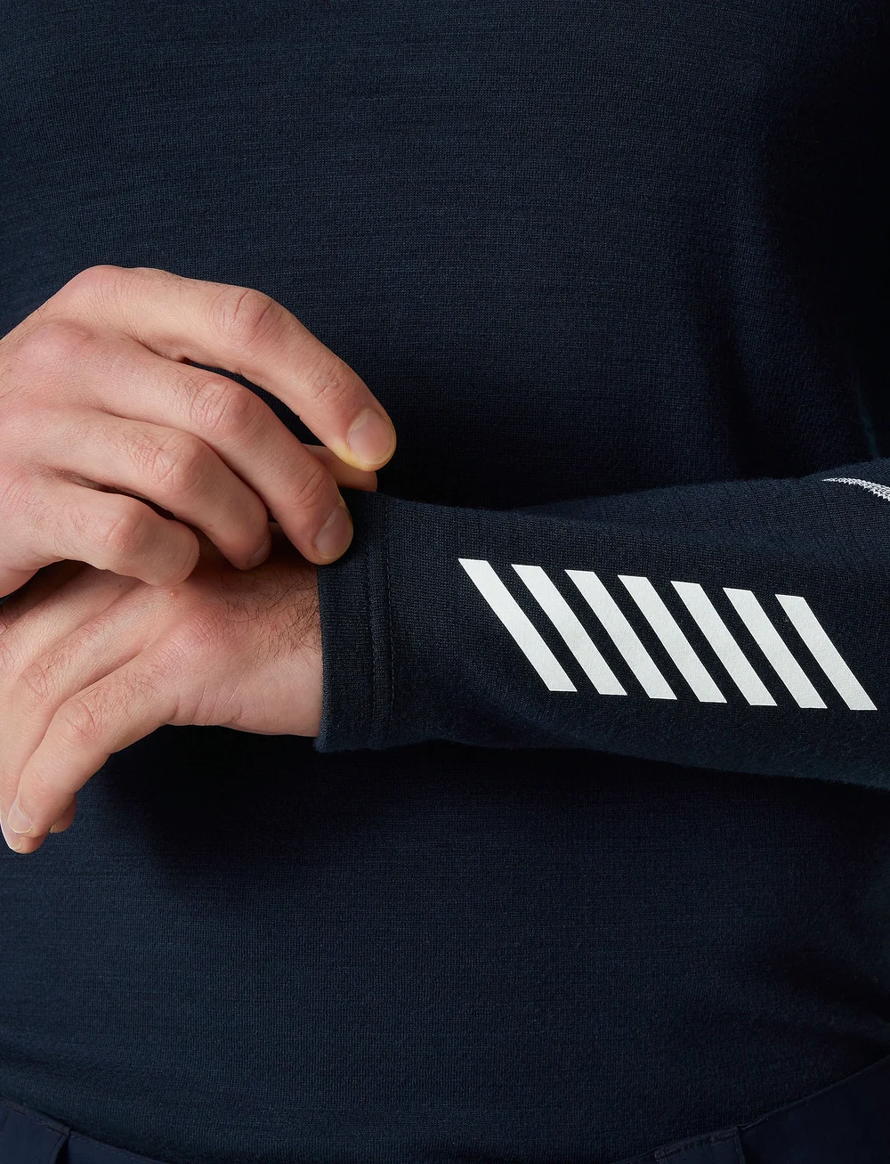 Helly Hansen - LIFA MERINO MIDWEIGHT CREW - aluskihina kantavad alussärgid - navy - 4