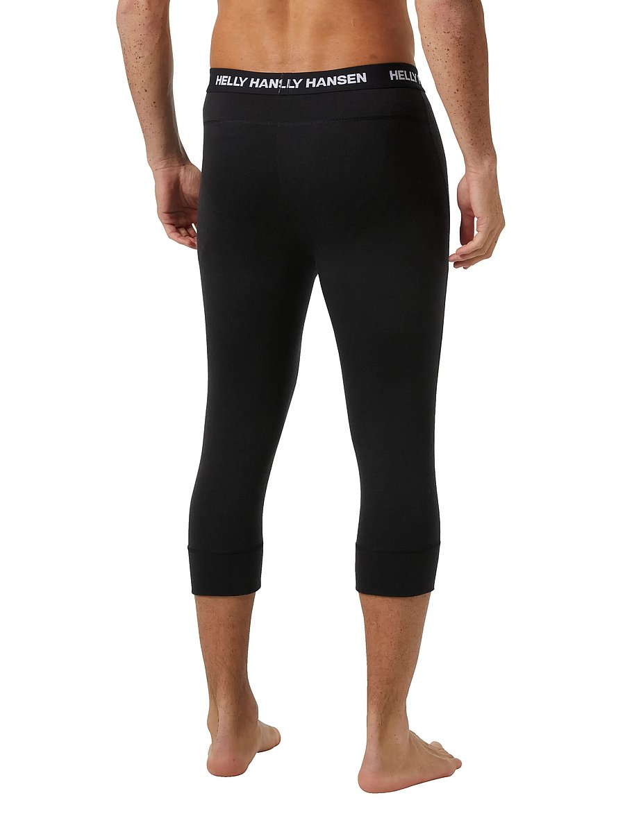 Helly Hansen - LIFA MERINO MIDWEIGHT 3/4 PANT - superundertøy & ullundertøy underdeler - black - 4