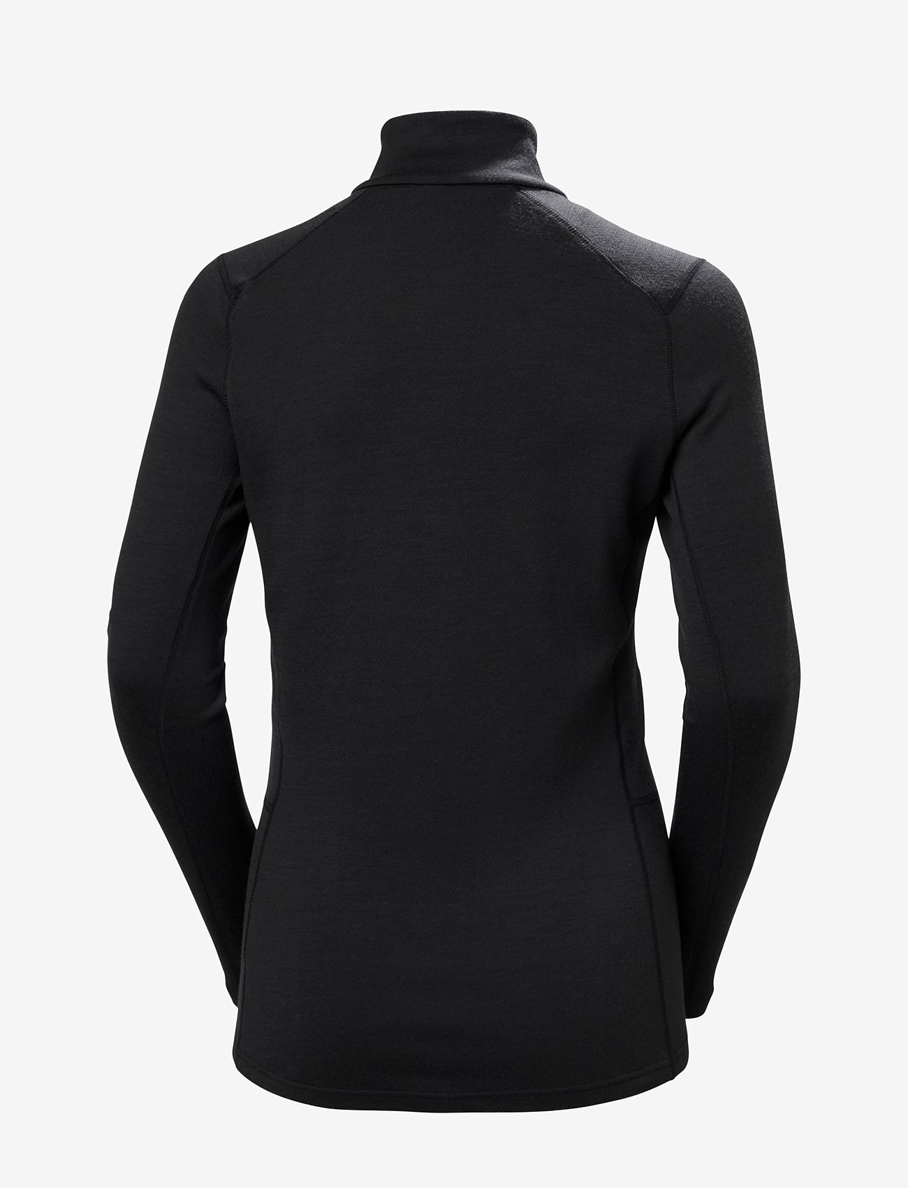 Helly Hansen - W LIFA MERINO MIDW 1/2 ZIP - underställströjor - black - 2