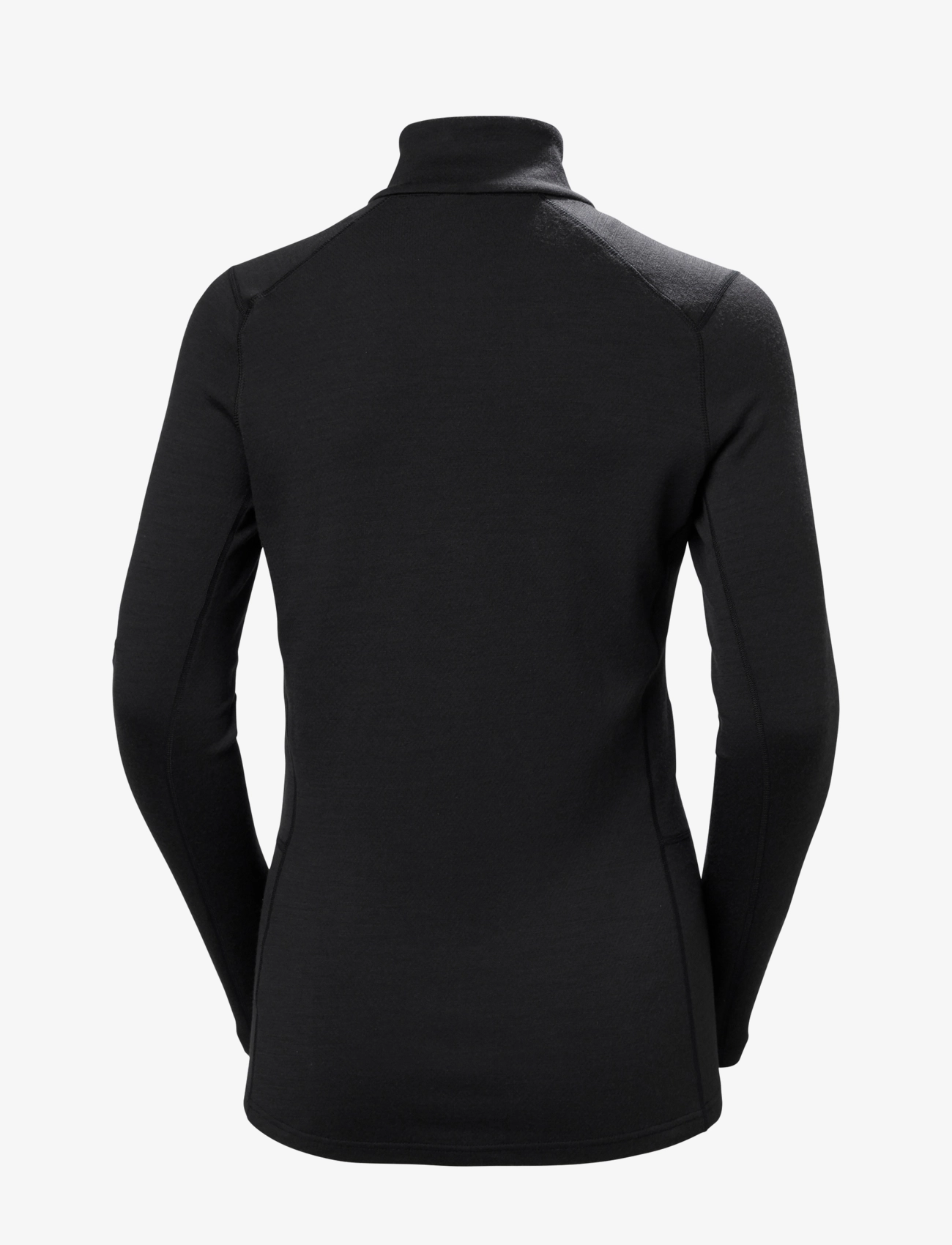 Helly Hansen - W LIFA MERINO MIDW 1/2 ZIP - aluskihina kantavad alussärgid - black - 2