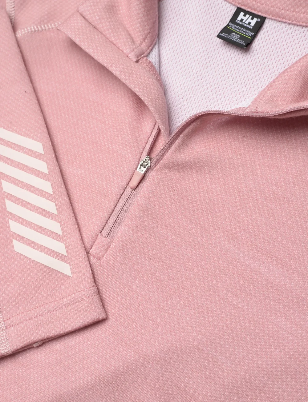 Helly Hansen - W LIFA MERINO MIDW 1/2 ZIP - aluskihina kantavad alussärgid - pink salt - 4