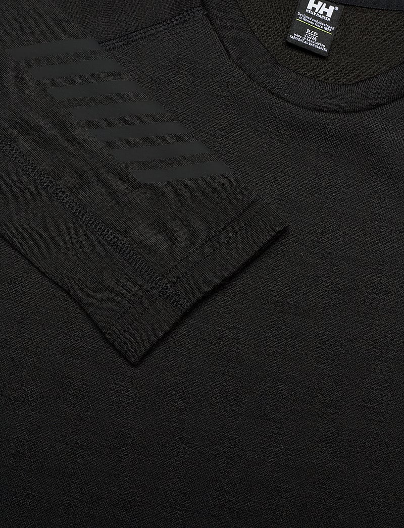 Helly Hansen - W LIFA MERINO MIDWEIGHT CREW - underställströjor - black - 4