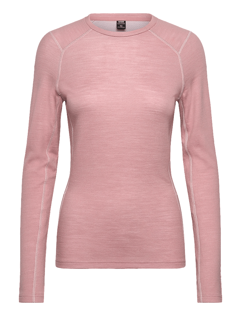 Helly Hansen - W LIFA MERINO MIDWEIGHT CREW - base layer tops - pink salt - 1