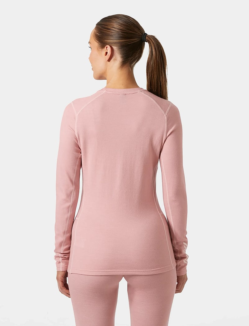 Helly Hansen - W LIFA MERINO MIDWEIGHT CREW - base layer tops - pink salt - 3