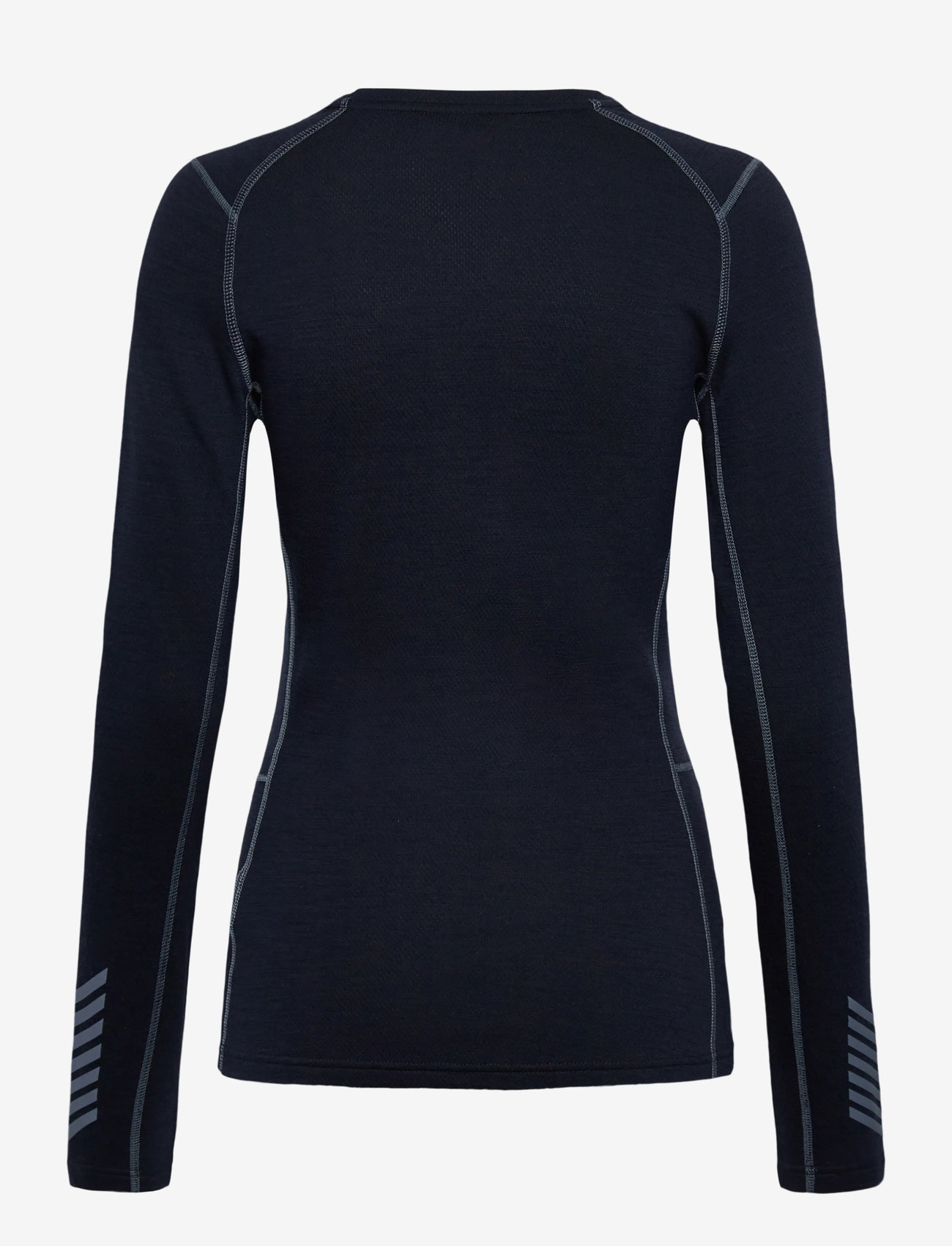 Helly Hansen - W LIFA MERINO MIDW GRA CREW - funktionsunterwäsche - oberteile - navy - 2