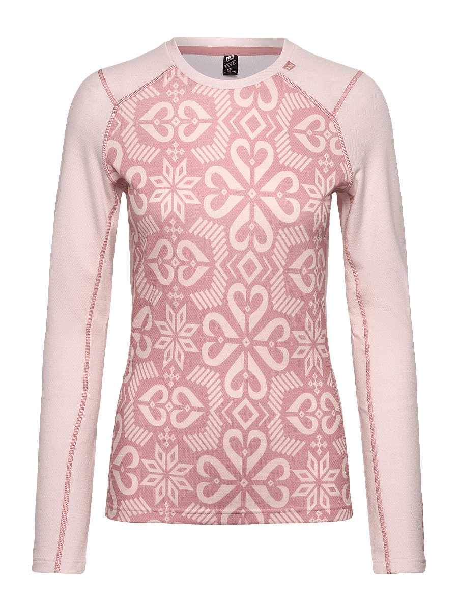 Helly Hansen - W LIFA MERINO MIDW GRA CREW - onderkleren - pink tint nordic - 1