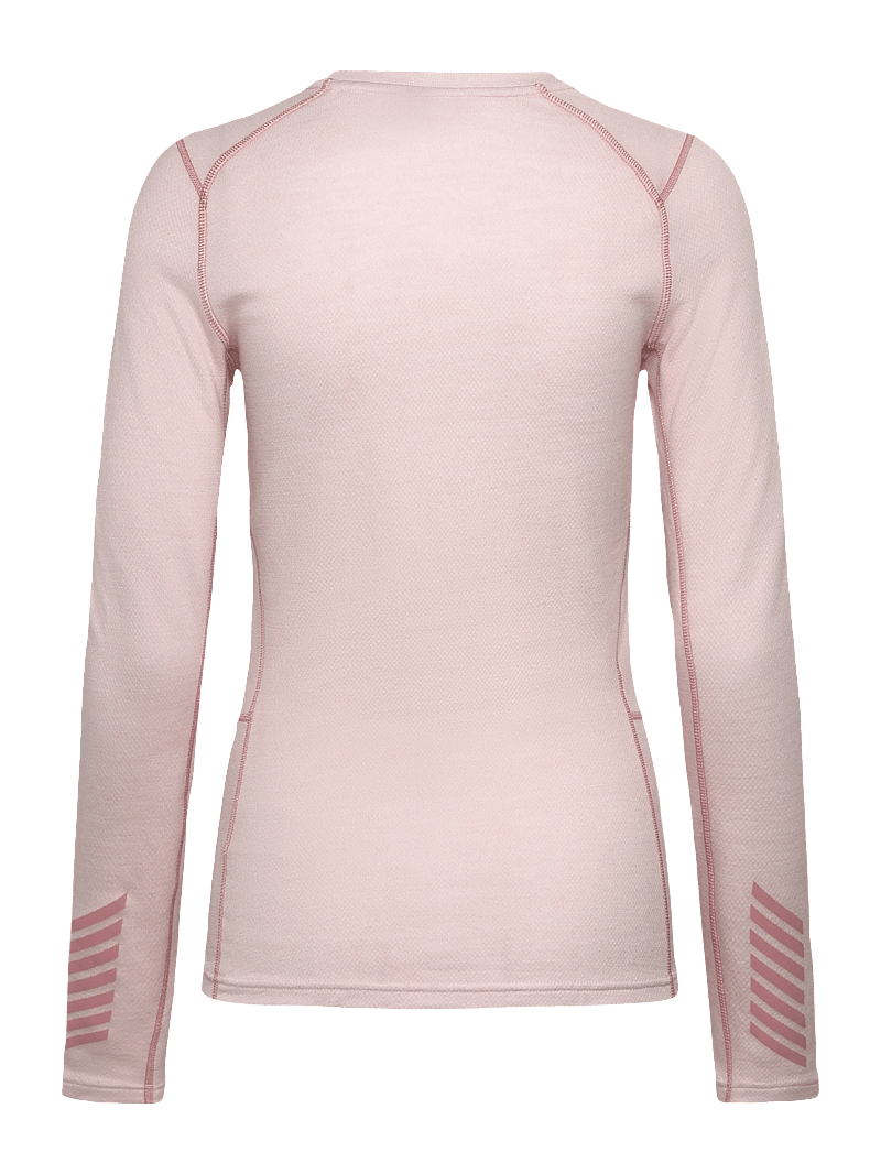 Helly Hansen - W LIFA MERINO MIDW GRA CREW - funktionsunterwäsche - oberteile - pink tint nordic - 2