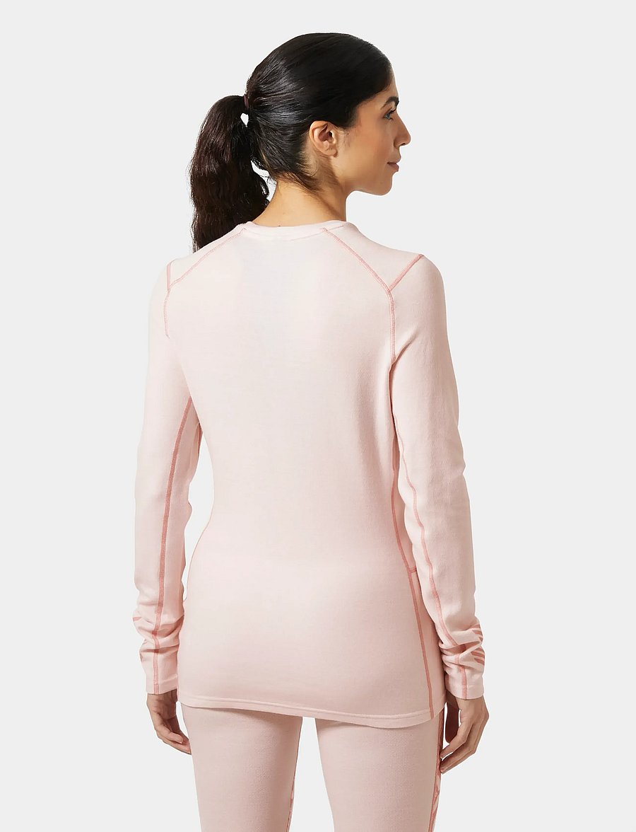 Helly Hansen - W LIFA MERINO MIDW GRA CREW - onderkleren - pink tint nordic - 3