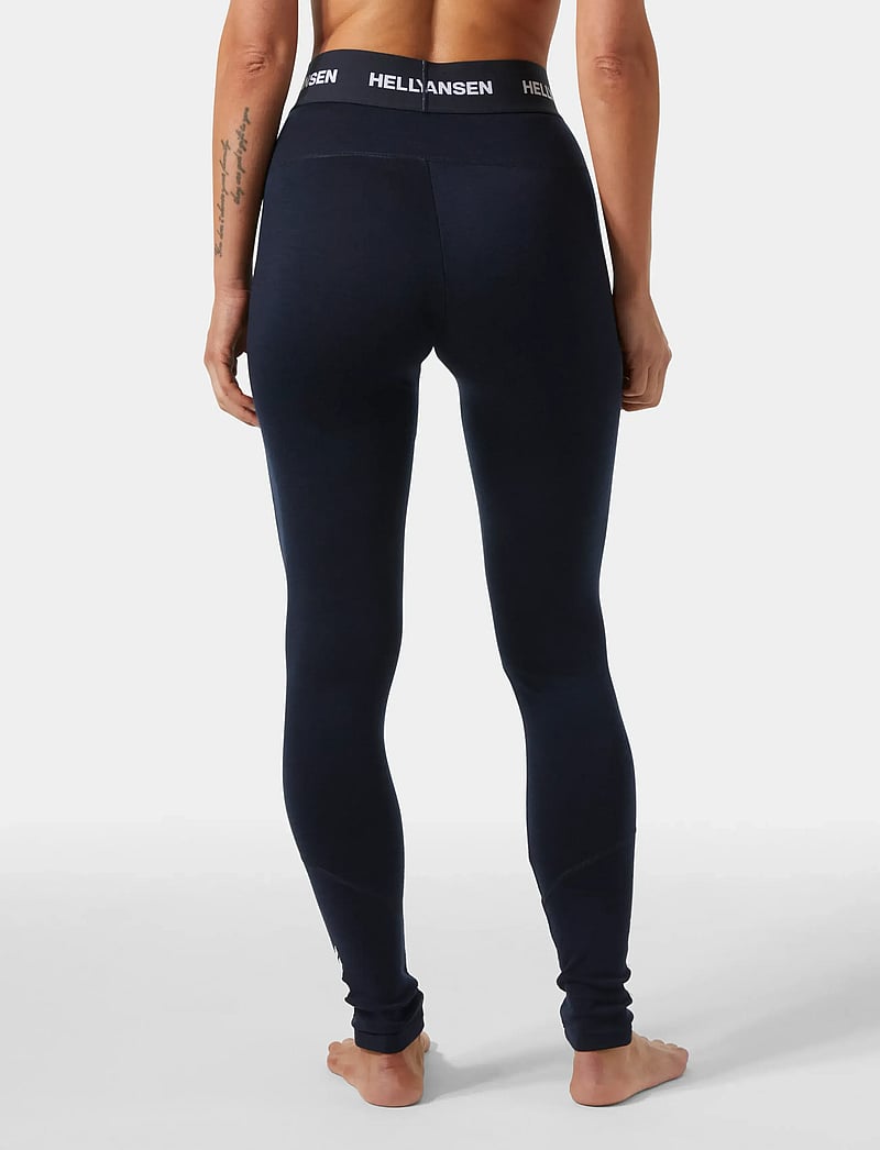 Helly Hansen - W LIFA MERINO MIDWEIGHT PANT - underställsbyxor - navy - 4