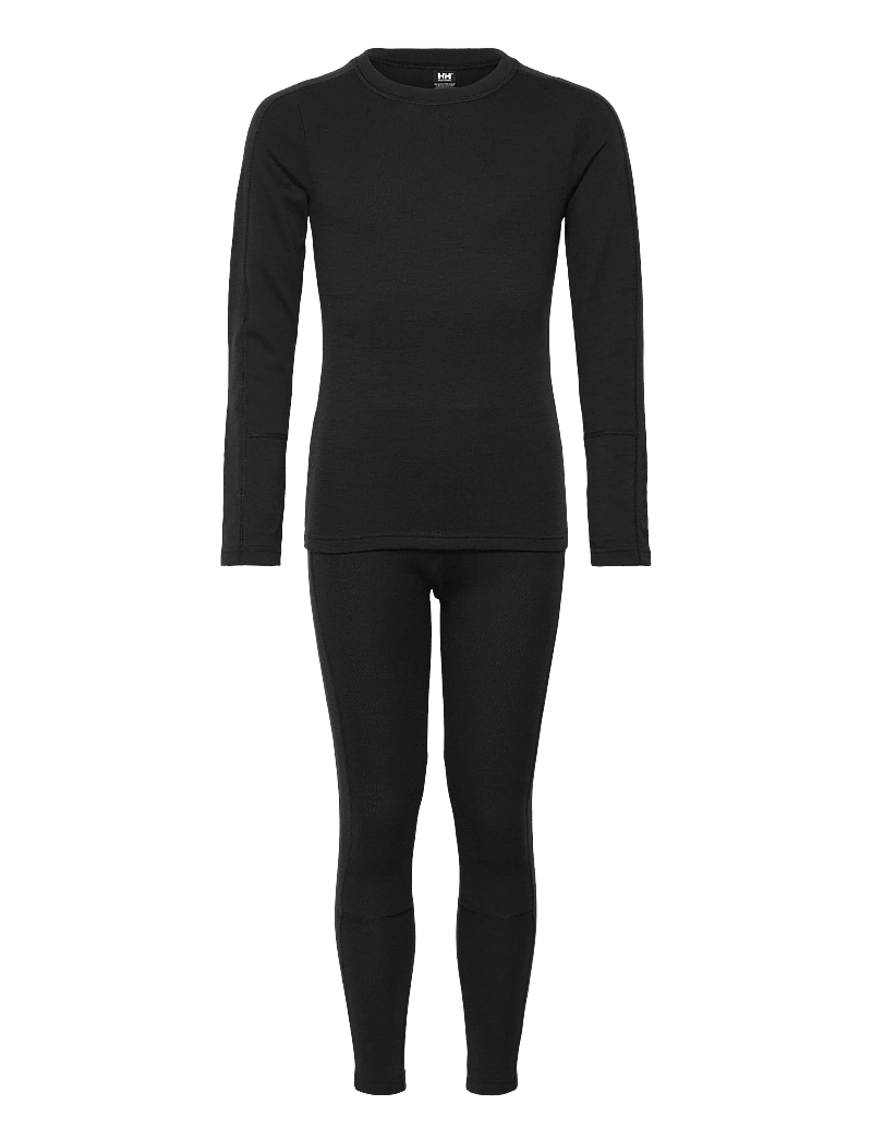 Helly Hansen - JR LIFA MERINO MIDWEIGHT SET - underställsset - black - 0