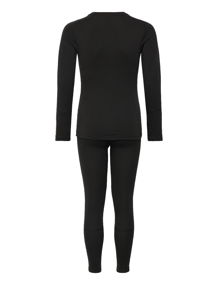 Helly Hansen - JR LIFA MERINO MIDWEIGHT SET - black - 1