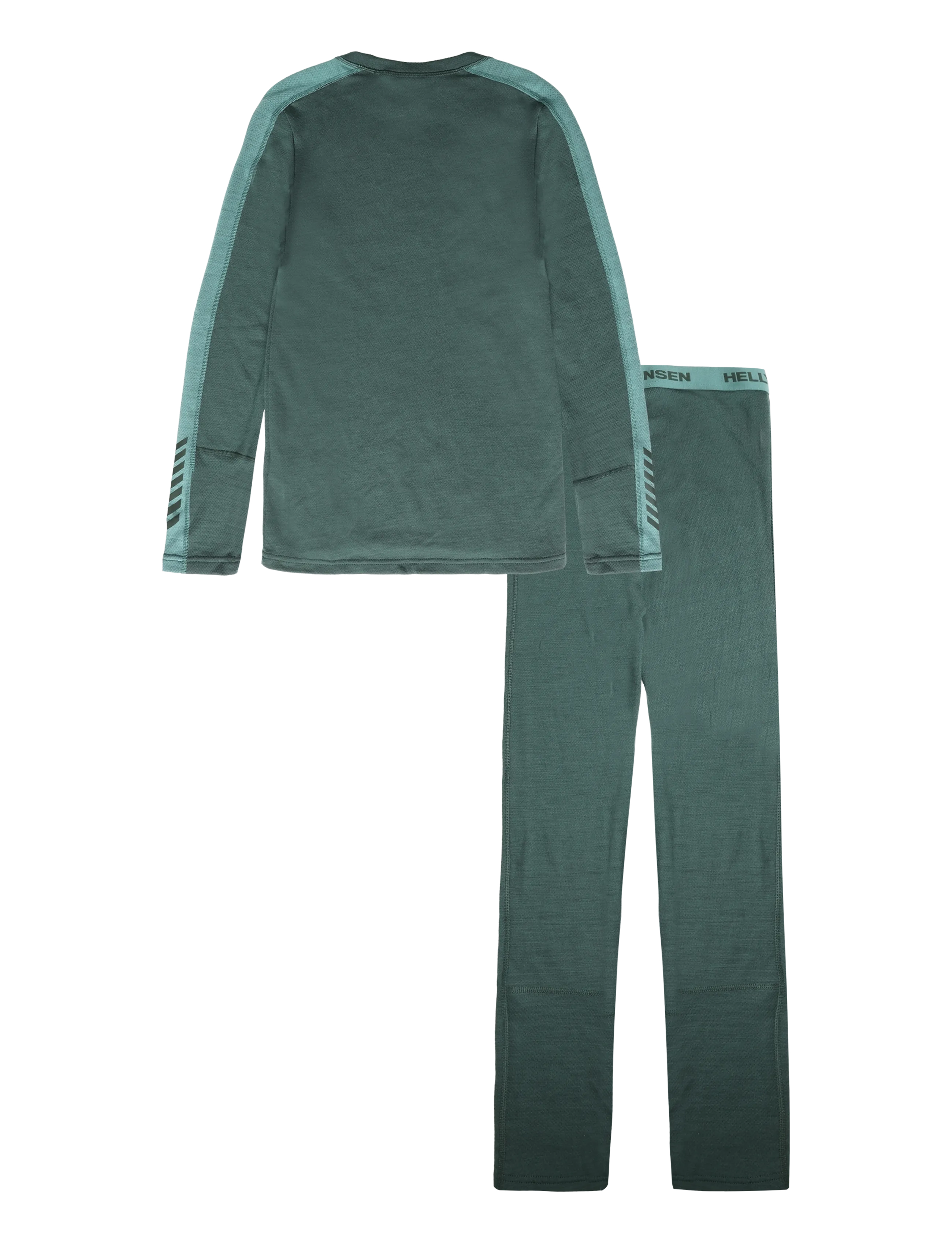 Helly Hansen - JR LIFA MERINO MIDWEIGHT SET - outerwear - dark jungle - 1