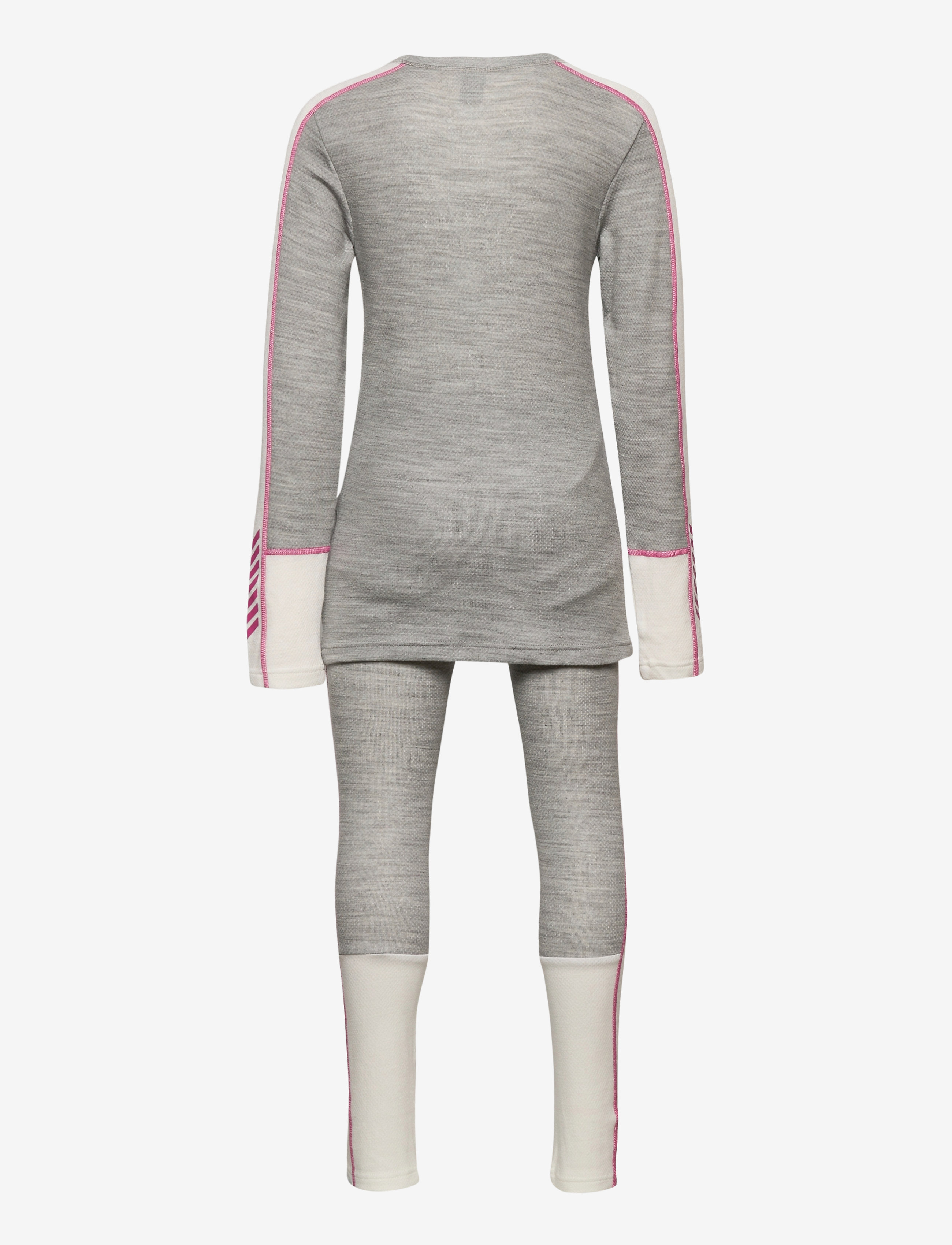 Helly Hansen - JR LIFA MERINO MIDWEIGHT SET - grey melange - 1