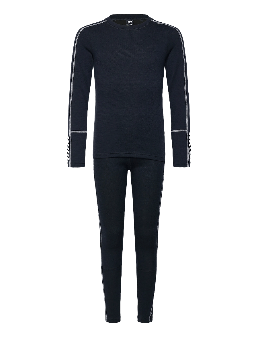 Helly Hansen - JR LIFA MERINO MIDWEIGHT SET - navy - 0
