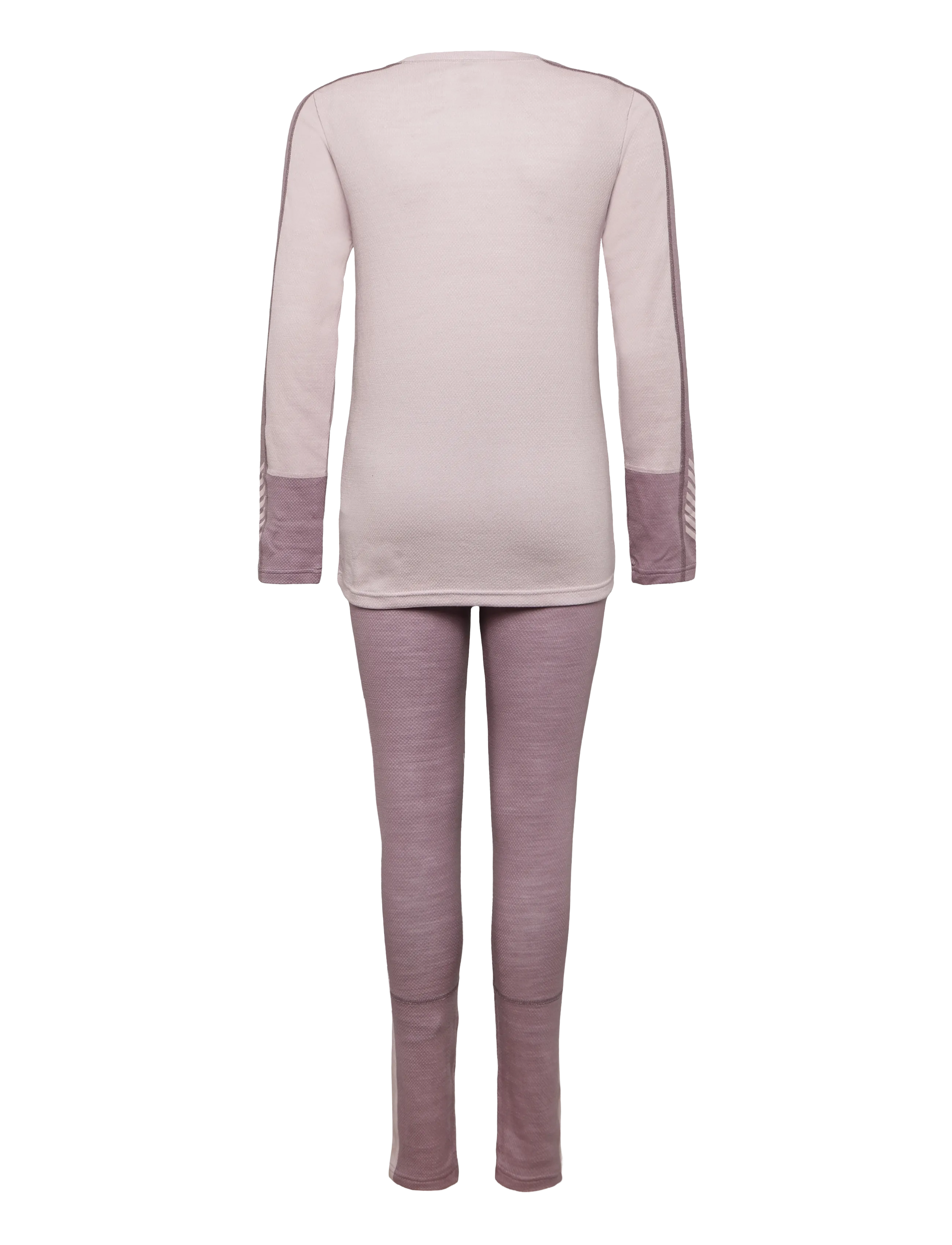 Helly Hansen - JR LIFA MERINO MIDWEIGHT SET - purple clay - 1