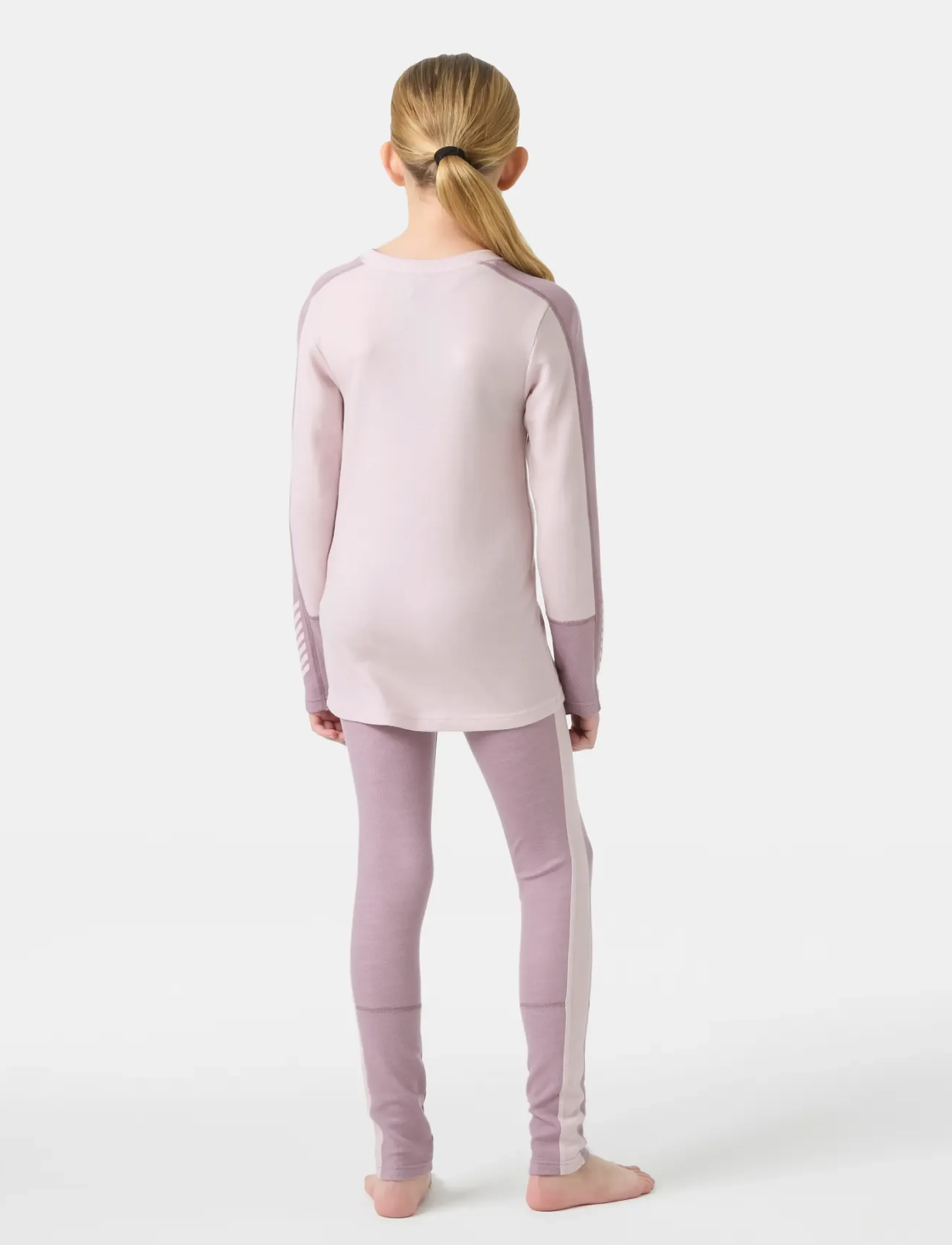 Helly Hansen - JR LIFA MERINO MIDWEIGHT SET - purple clay - 3
