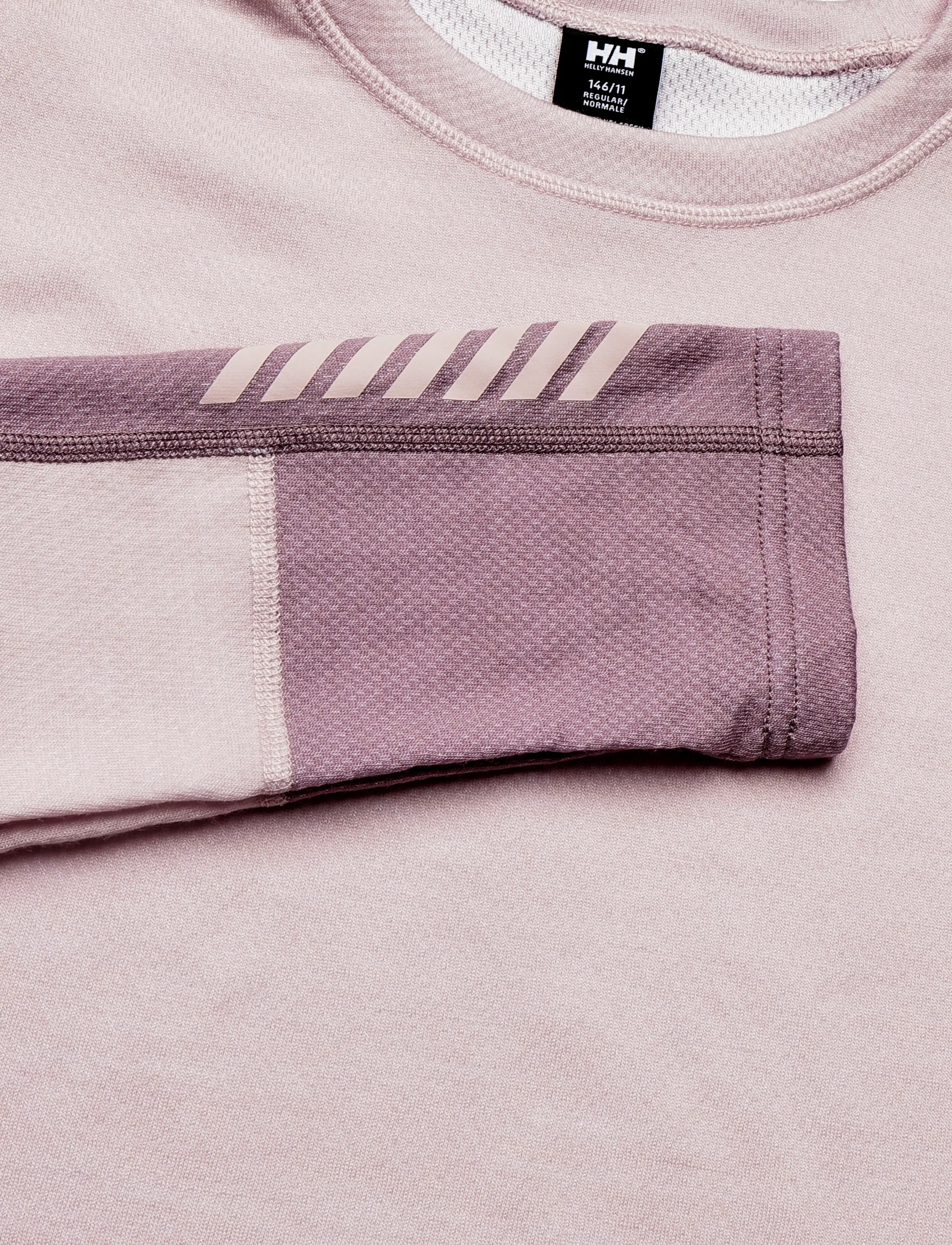 Helly Hansen - JR LIFA MERINO MIDWEIGHT SET - purple clay - 2