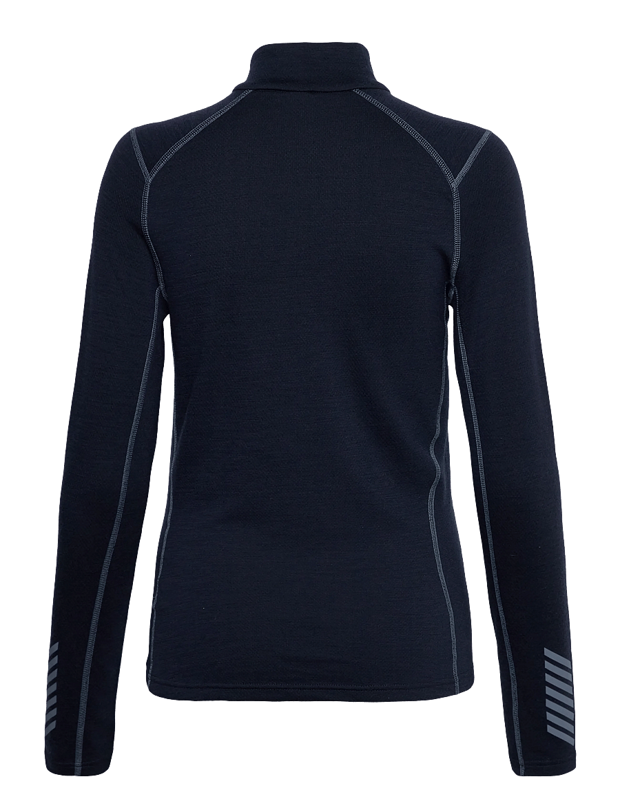 Helly Hansen - W LIFA MERINO MIDW GRA 1/2 ZIP - underställströjor - navy - 2