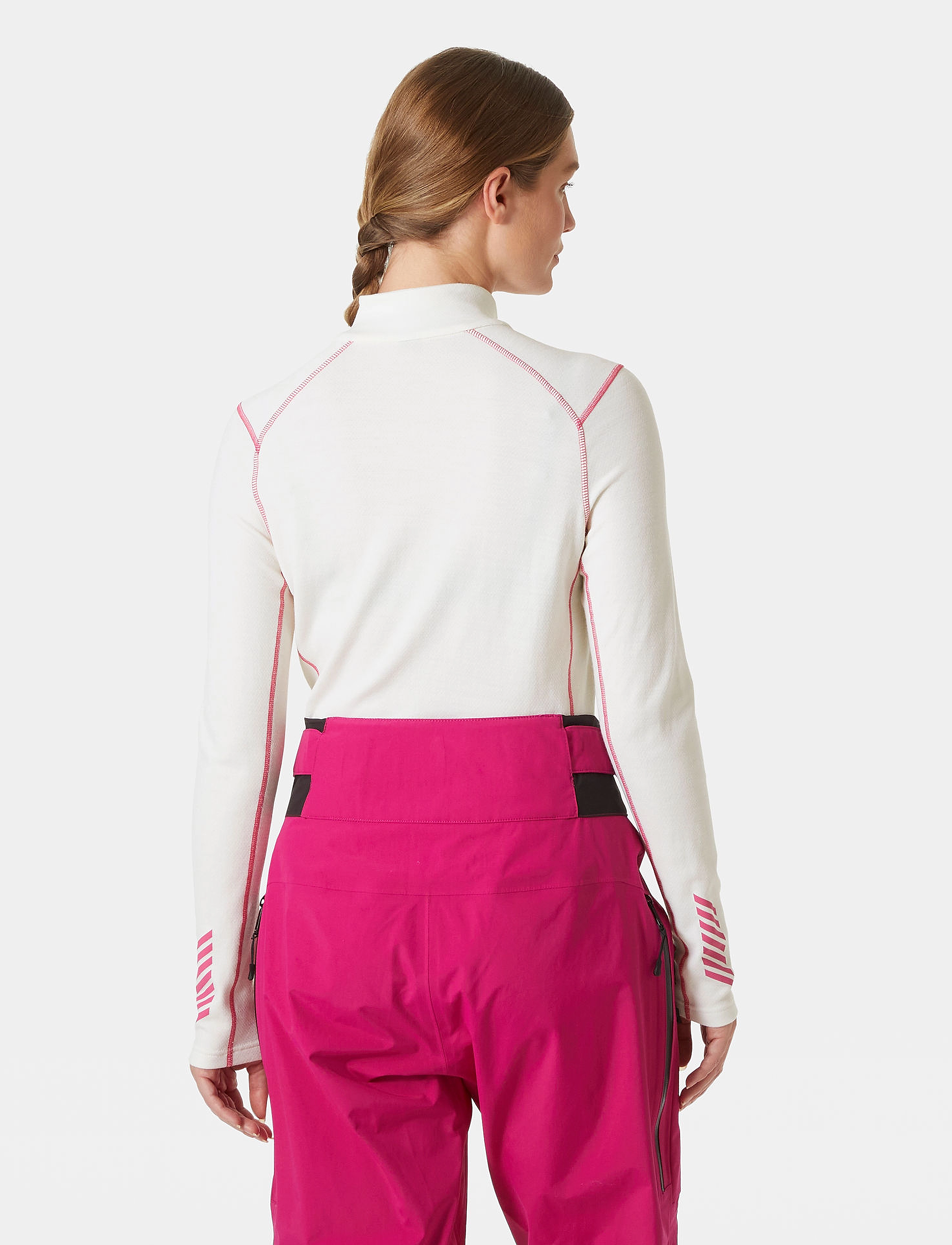 Helly Hansen - W LIFA MERINO MIDW GRA 1/2 ZIP - overtøj - off white j - 3