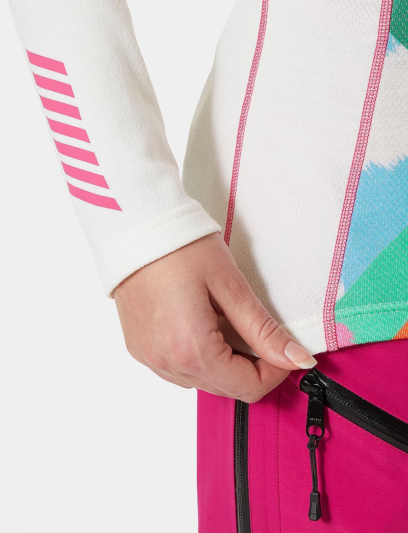 Helly Hansen - W LIFA MERINO MIDW GRA 1/2 ZIP - thermo ondershirts - off white j - 5