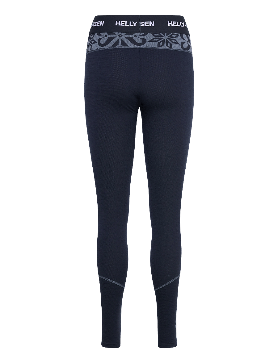 Helly Hansen - W LIFA MERINO MIDW GRA PANT - underställsbyxor - navy - 2