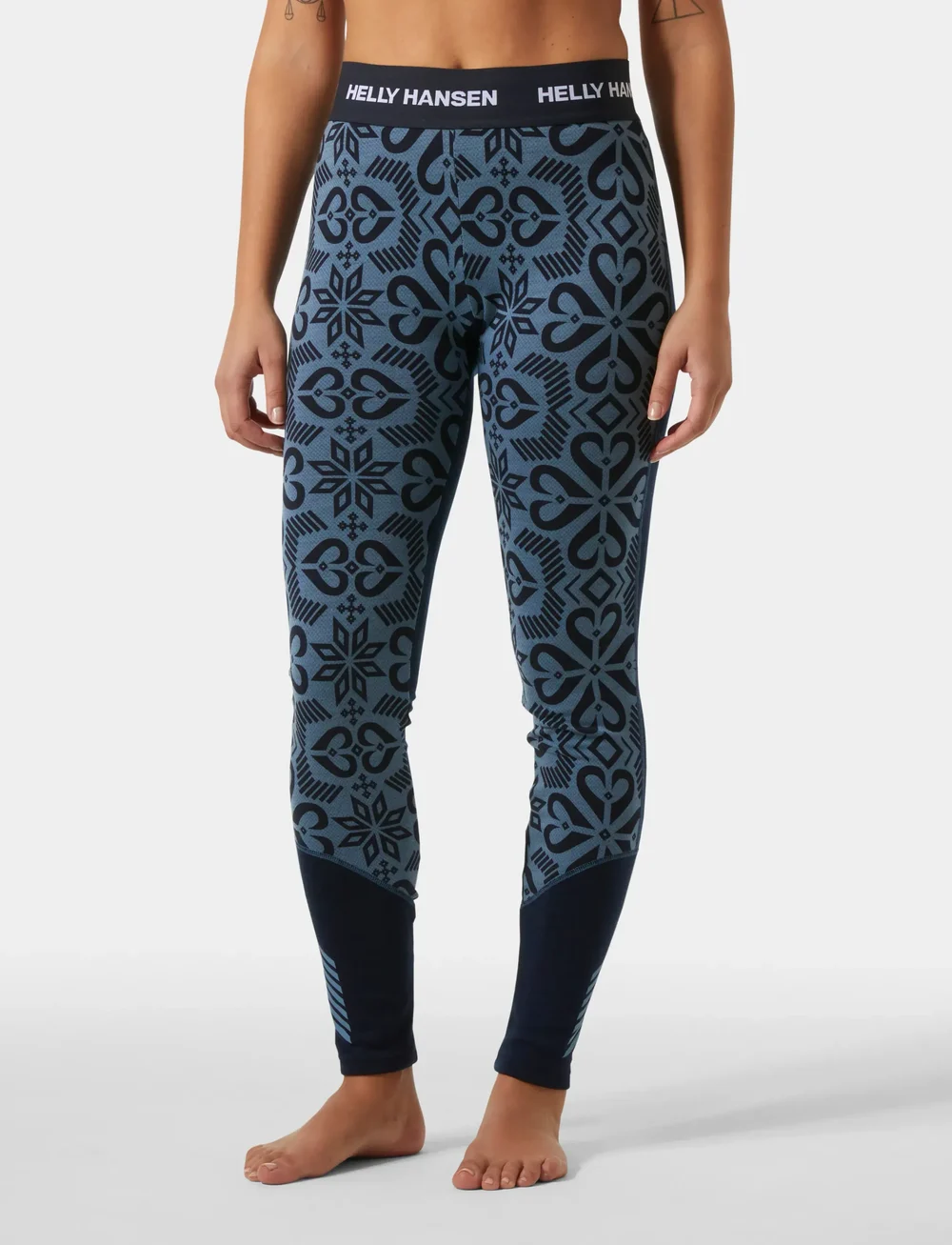 Helly Hansen - W LIFA MERINO MIDW GRA PANT - base layer bottoms - navy - 0