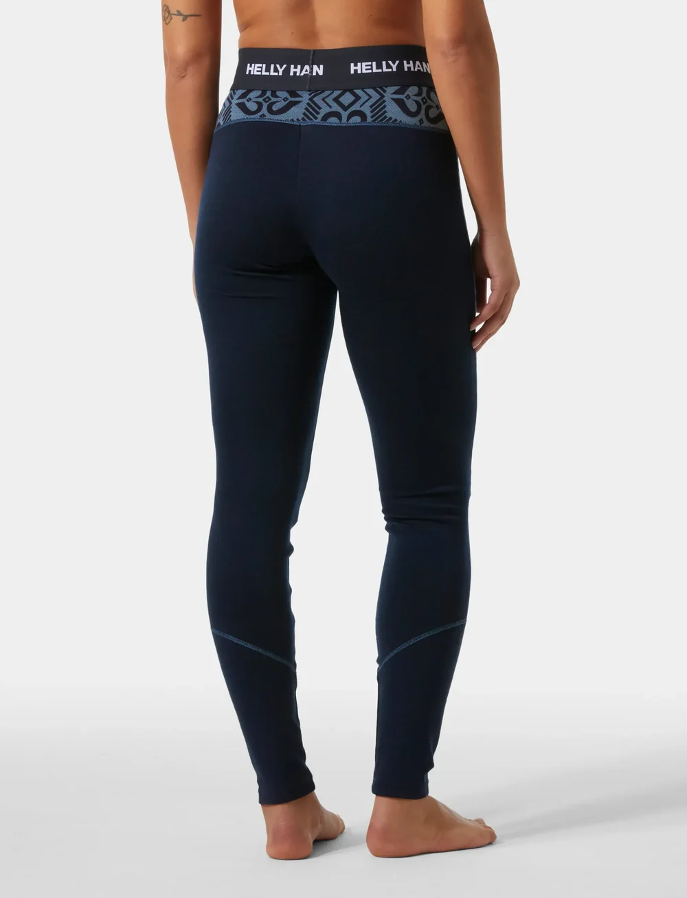 Helly Hansen - W LIFA MERINO MIDW GRA PANT - base layer bottoms - navy - 3