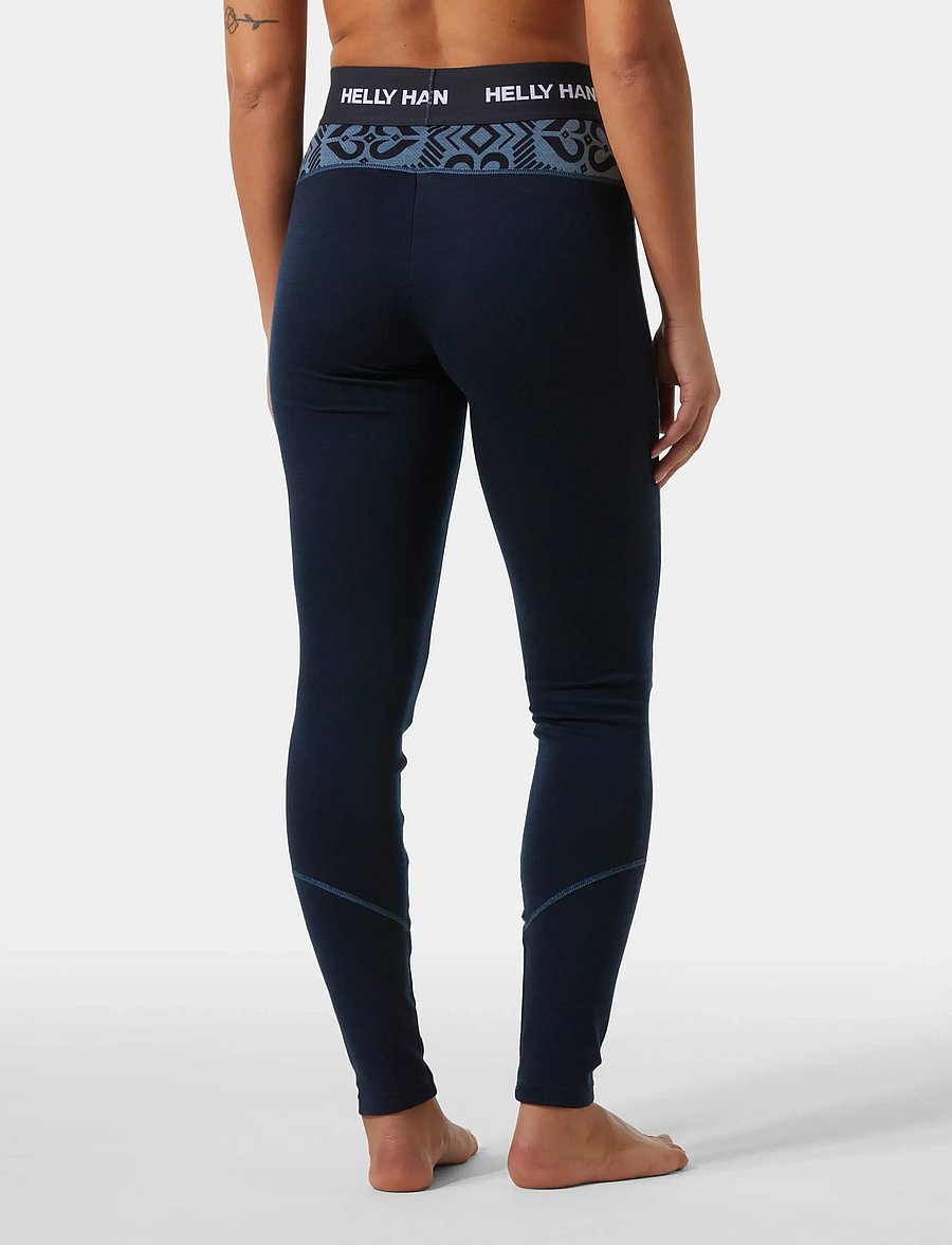 Helly Hansen - W LIFA MERINO MIDW GRA PANT - underställsbyxor - navy - 3