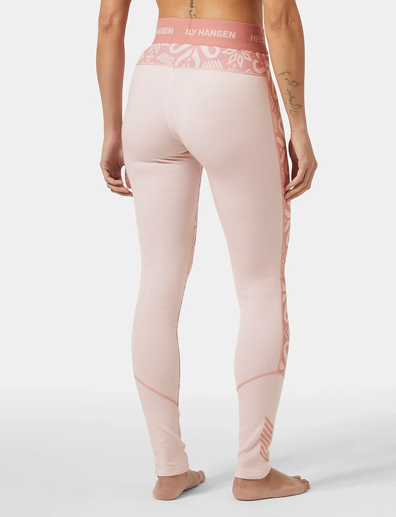Helly Hansen - W LIFA MERINO MIDW GRA PANT - funkionsunterwäsche - hosen - pink tint nordic - 3