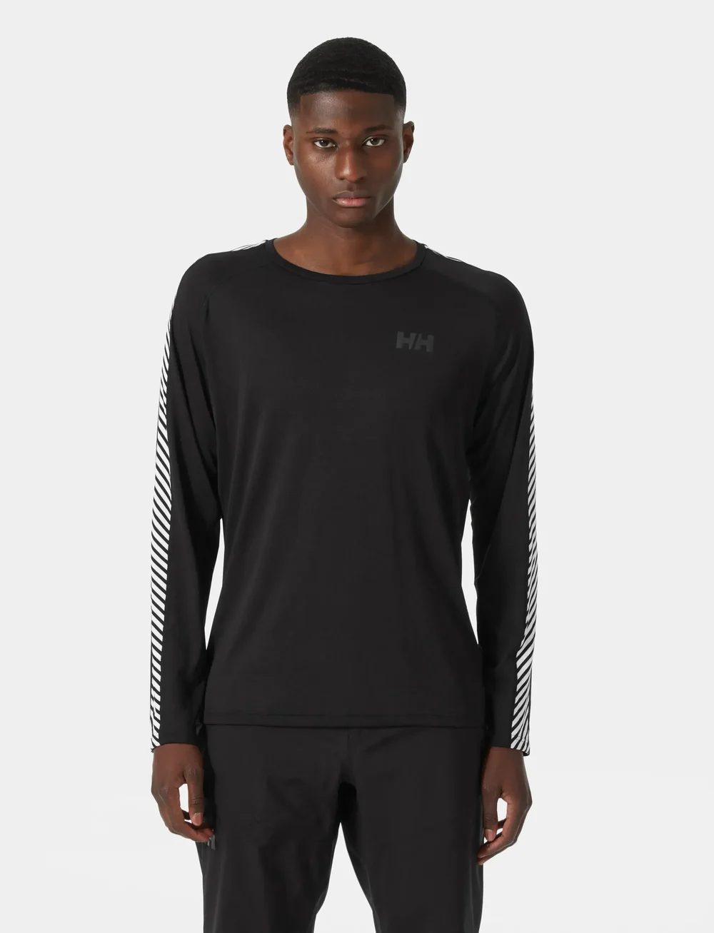 Helly Hansen - LIFA ACTIVE STRIPE CREW - underställströjor - black - 0