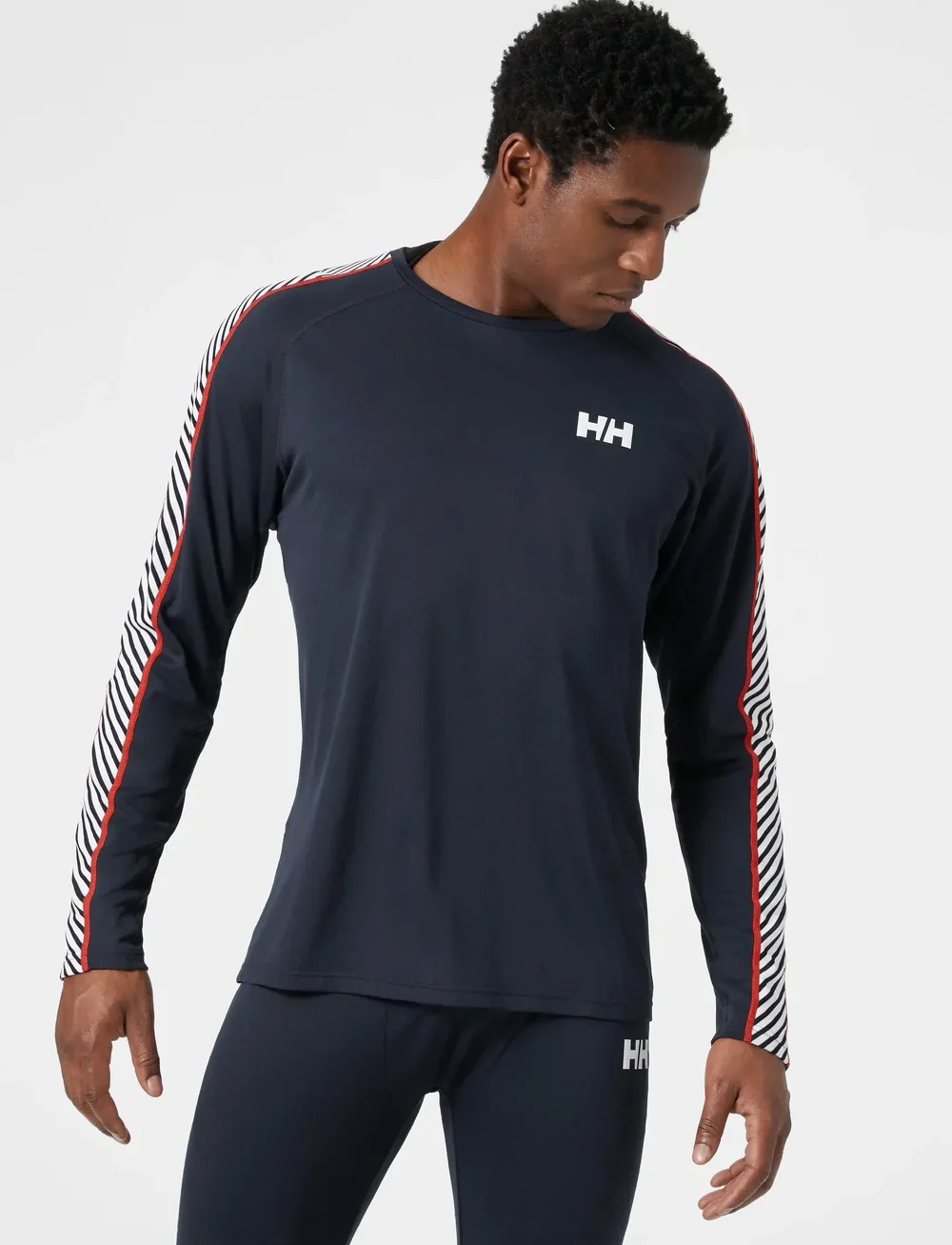Helly Hansen Lifa Active Stripe Crew Base layer top Boozt
