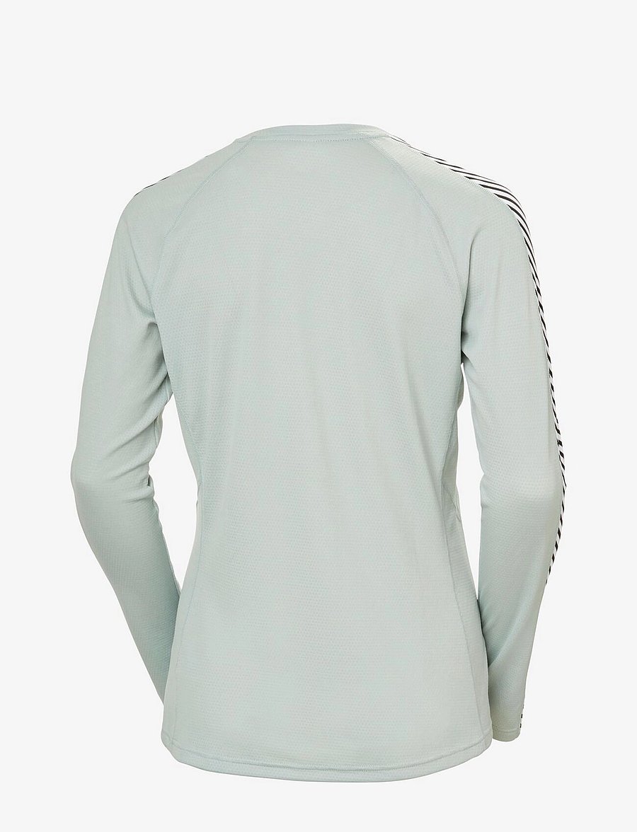 Helly Hansen - W LIFA ACTIVE STRIPE CREW - baselayer overdele - green mist - 2