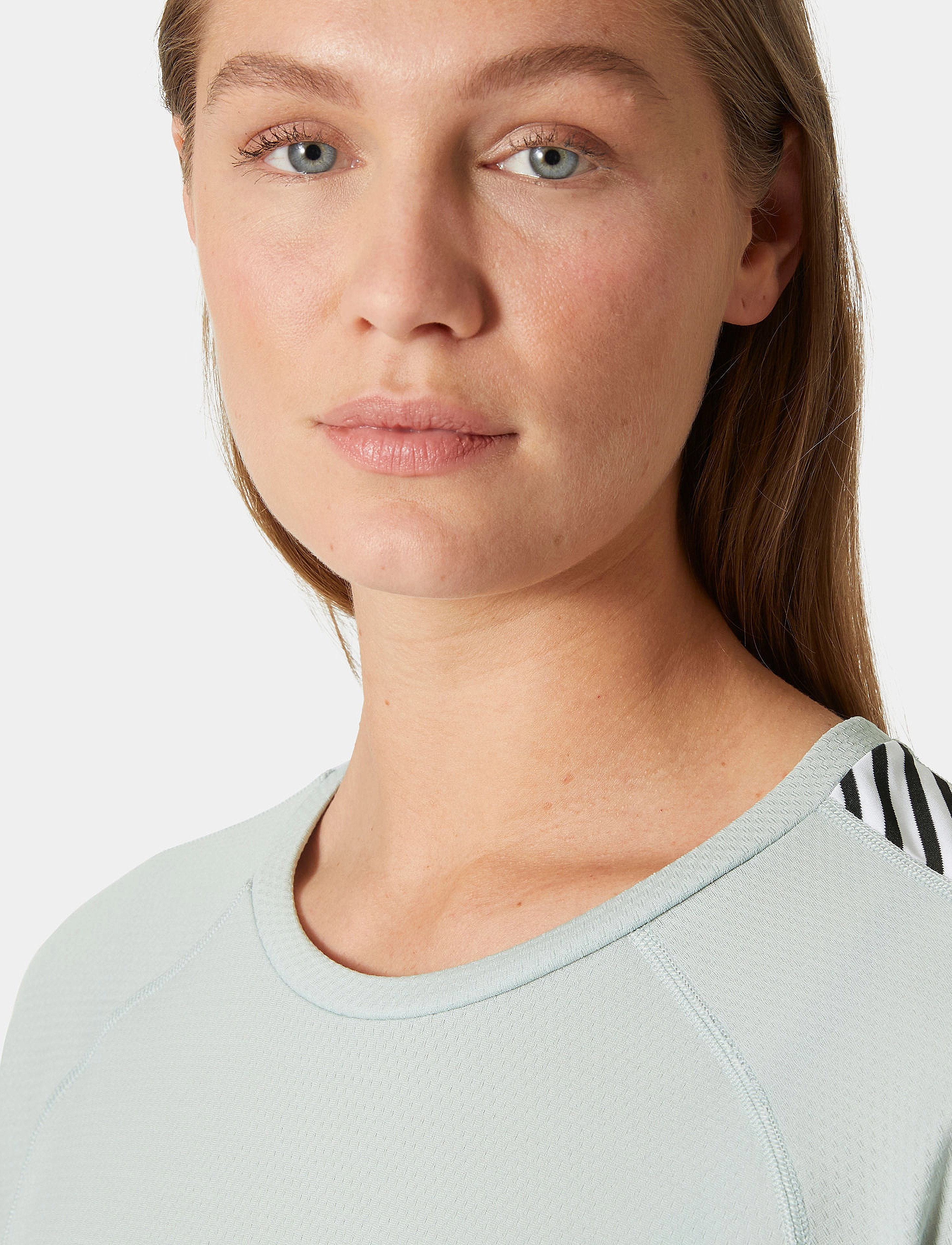 Helly Hansen - W LIFA ACTIVE STRIPE CREW - green mist - 4