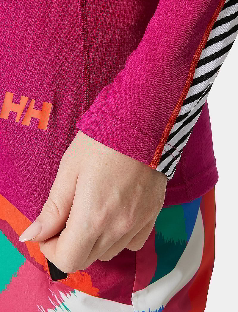 Helly Hansen - W LIFA ACTIVE STRIPE CREW - termoundertrøjer - magenta 2.0 - 4