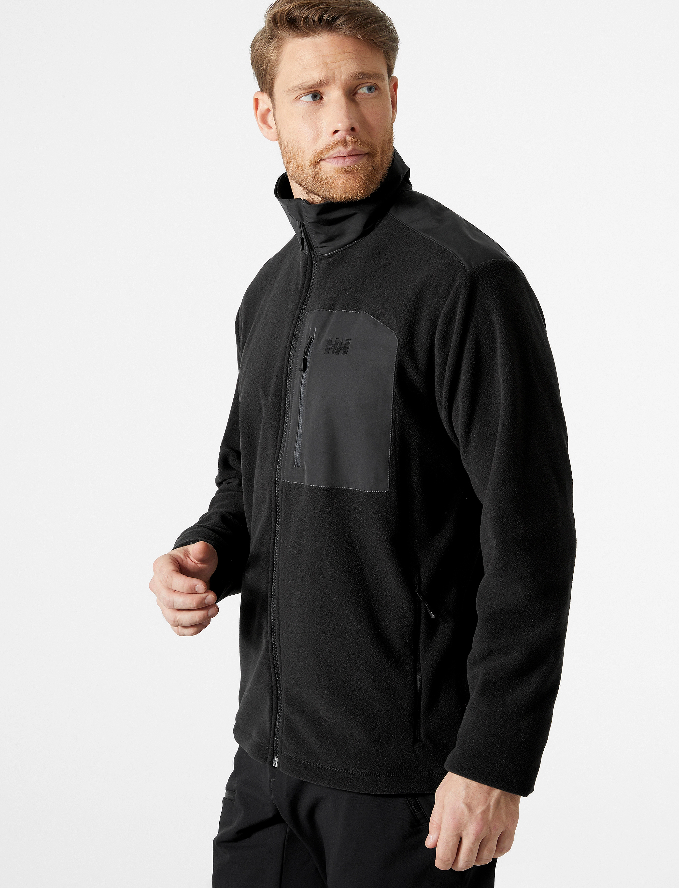 Helly Hansen Daybreaker Block Jacket, Mænd, Fleecejakke Med Lynlås, Sort, Str: XL