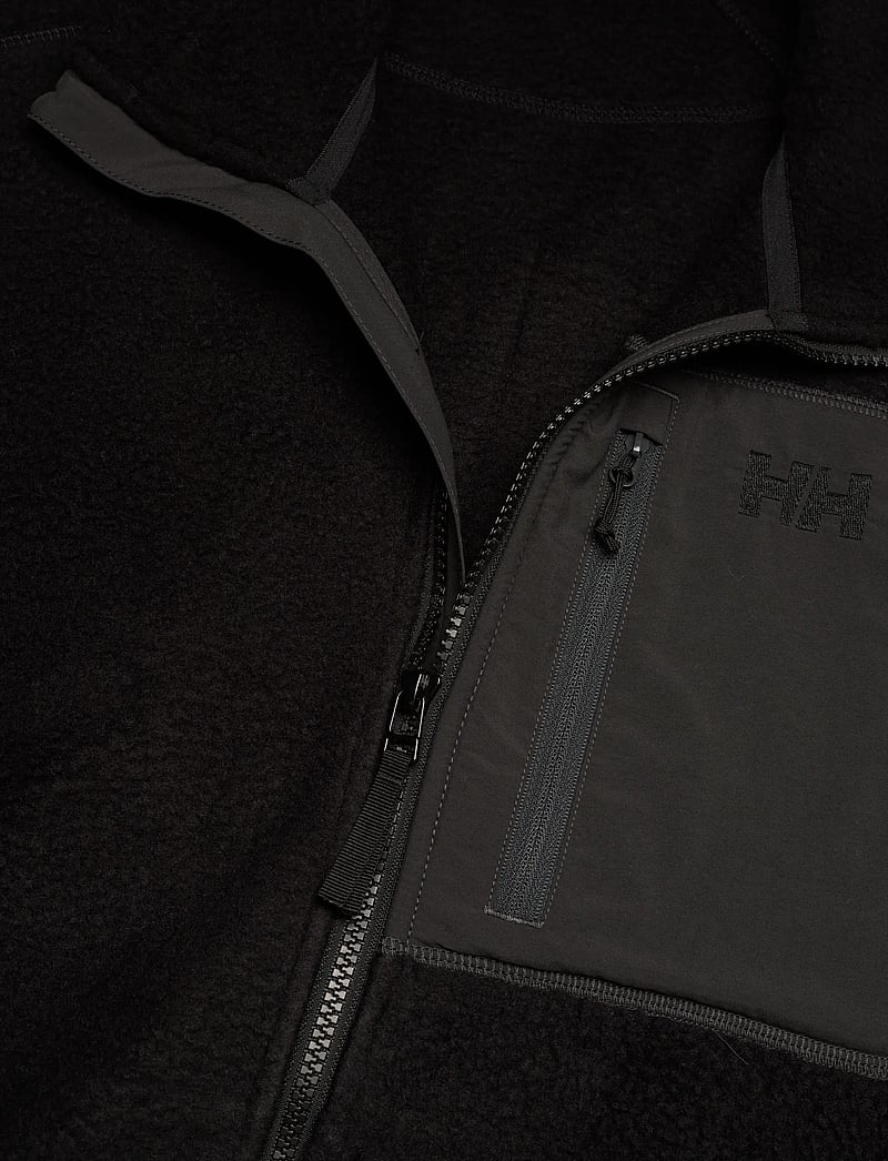 Helly Hansen - PANORAMA PILE BLOCK JACKET - fleece & midlayer - black - 4