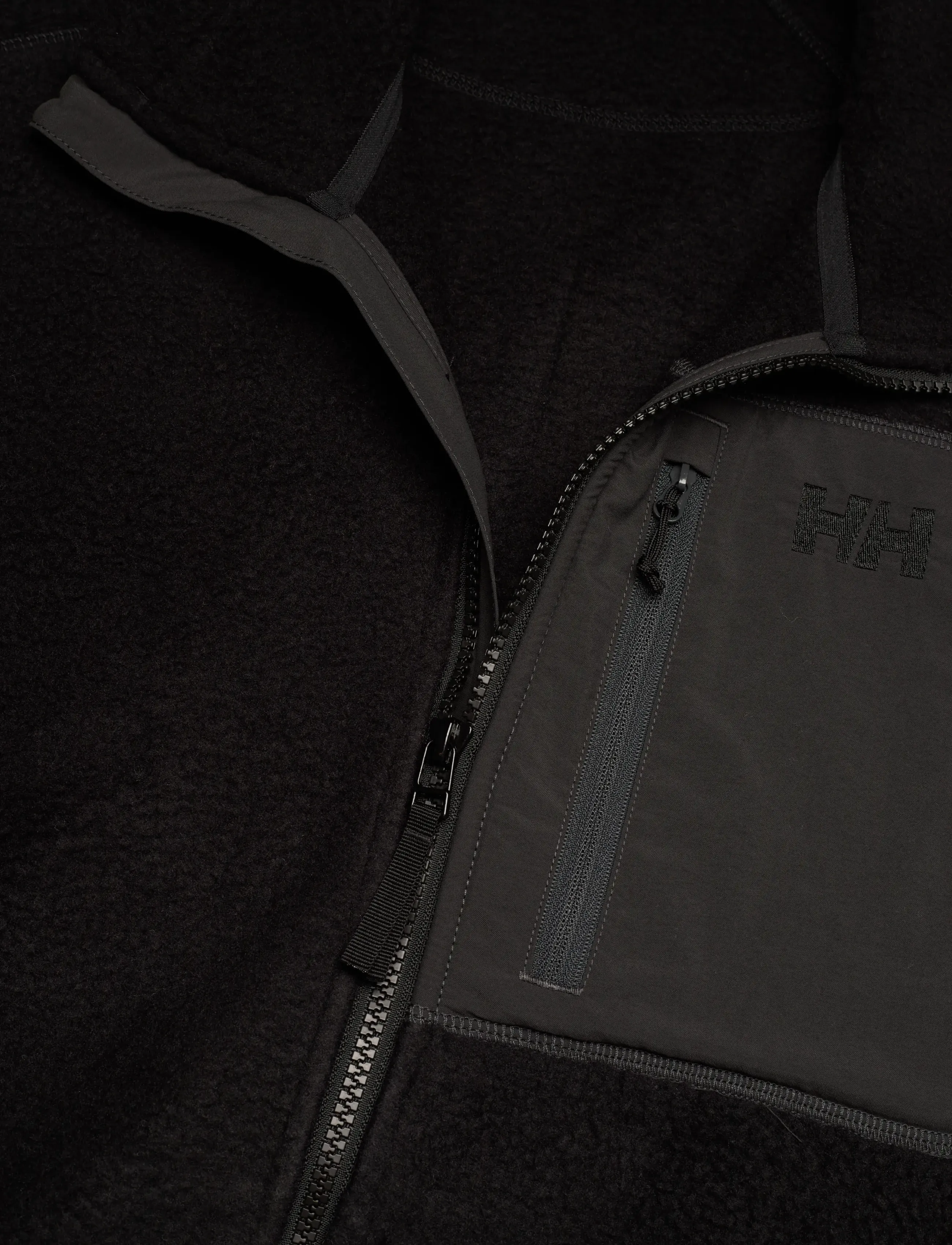 Helly Hansen - PANORAMA PILE BLOCK JACKET - fleece & midlayer - black - 4