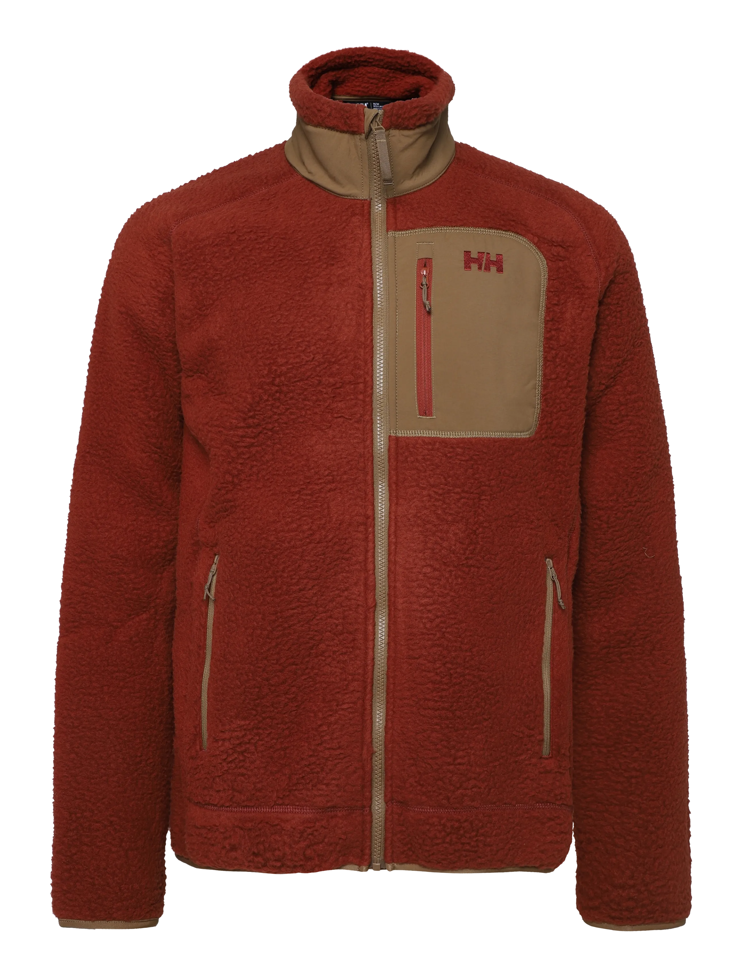 Helly Hansen PANORAMA PILE BLOCK JACKET - Helly Hansen - IRON OXIDE / brown