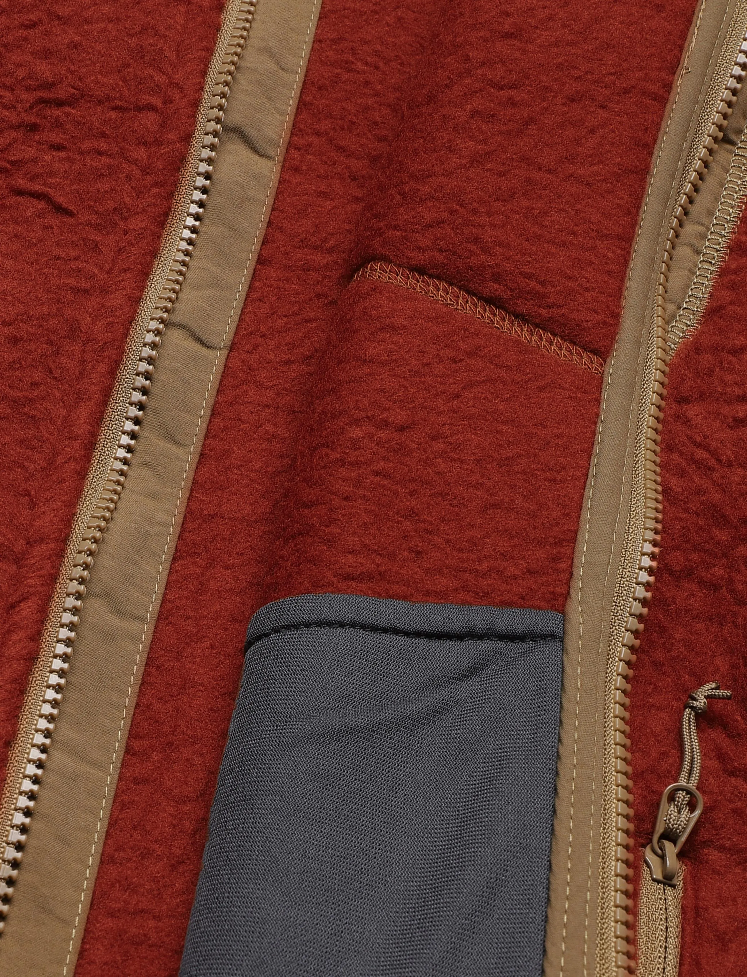 Helly Hansen - PANORAMA PILE BLOCK JACKET - fleece & midlayer - iron oxide - 4