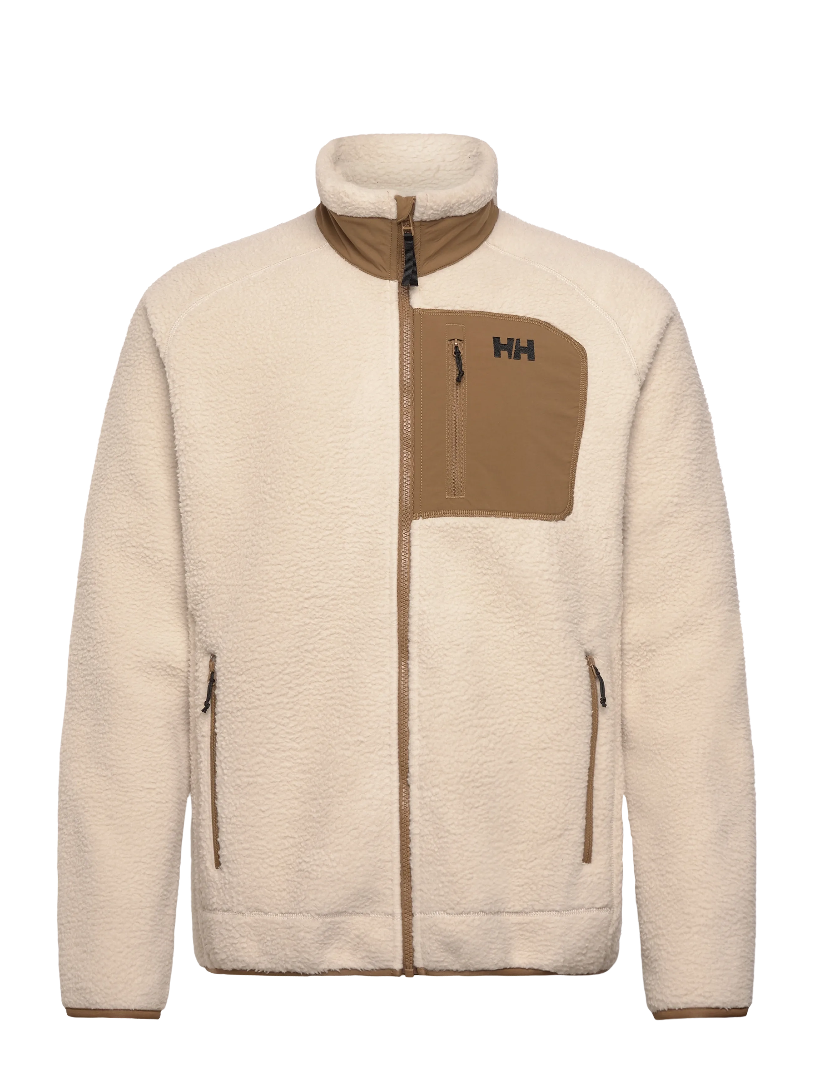 Helly Hansen PANORAMA PILE BLOCK JACKET - Kampsunid ja vahekihid - PELICAN / cream