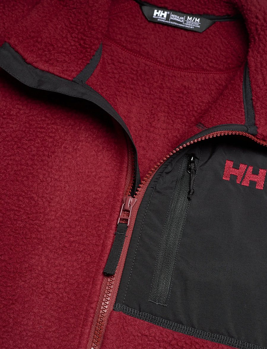 Helly Hansen - PANORAMA PILE BLOCK JACKET - polaires et couches intermédiaires - red - 2