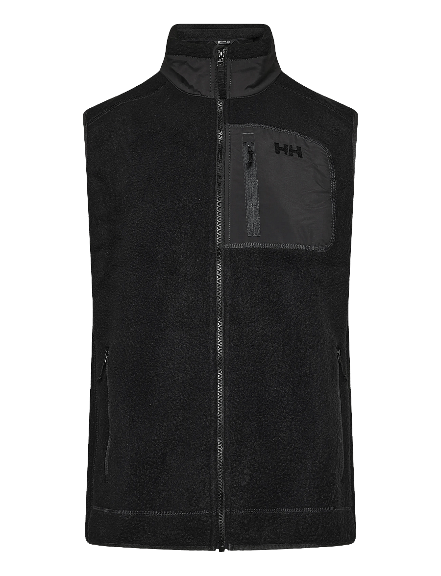 Helly Hansen - PANORAMA PILE BLOCK VEST - kampsunid ja vahekihid - black - 0
