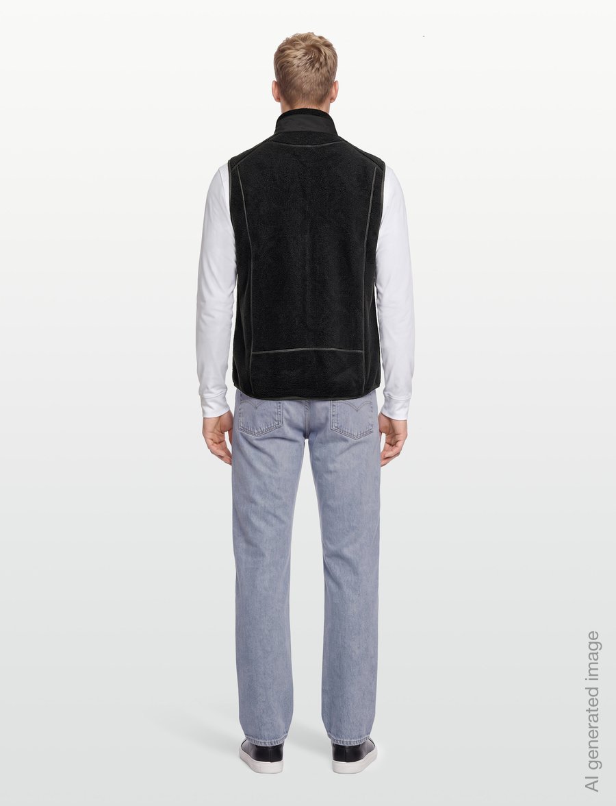 Helly Hansen - PANORAMA PILE BLOCK VEST - fleeces & midlayers - black - 4