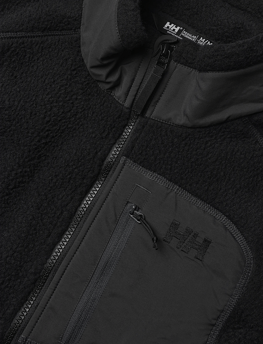Helly Hansen - PANORAMA PILE BLOCK VEST - kampsunid ja vahekihid - black - 2