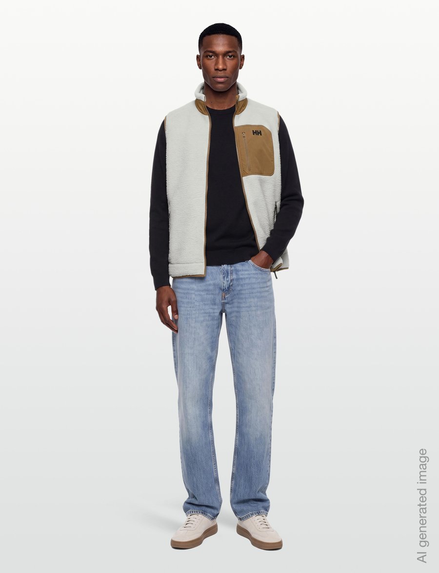 Helly Hansen - PANORAMA PILE BLOCK VEST - fleece & midlayer - pelican - 0
