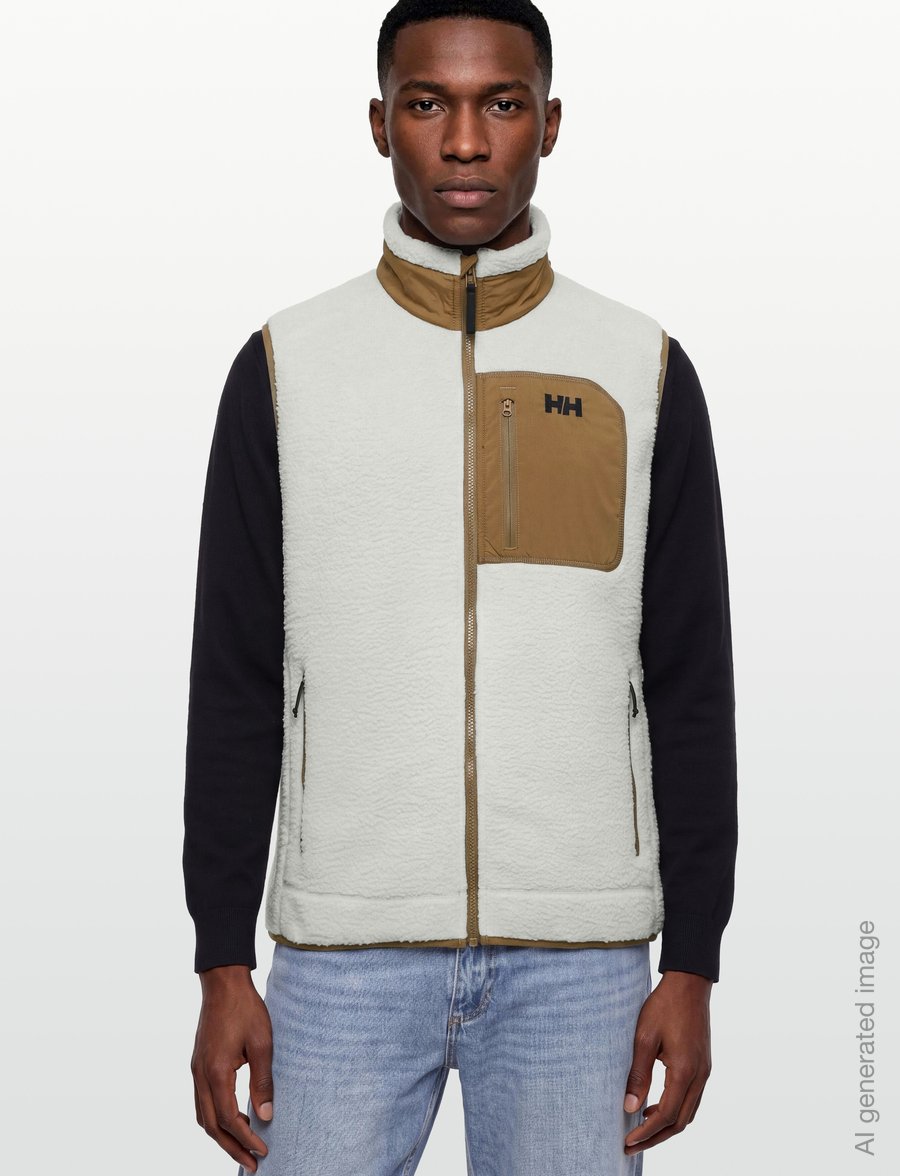 Helly Hansen - PANORAMA PILE BLOCK VEST - fleece & midlayer - pelican - 3