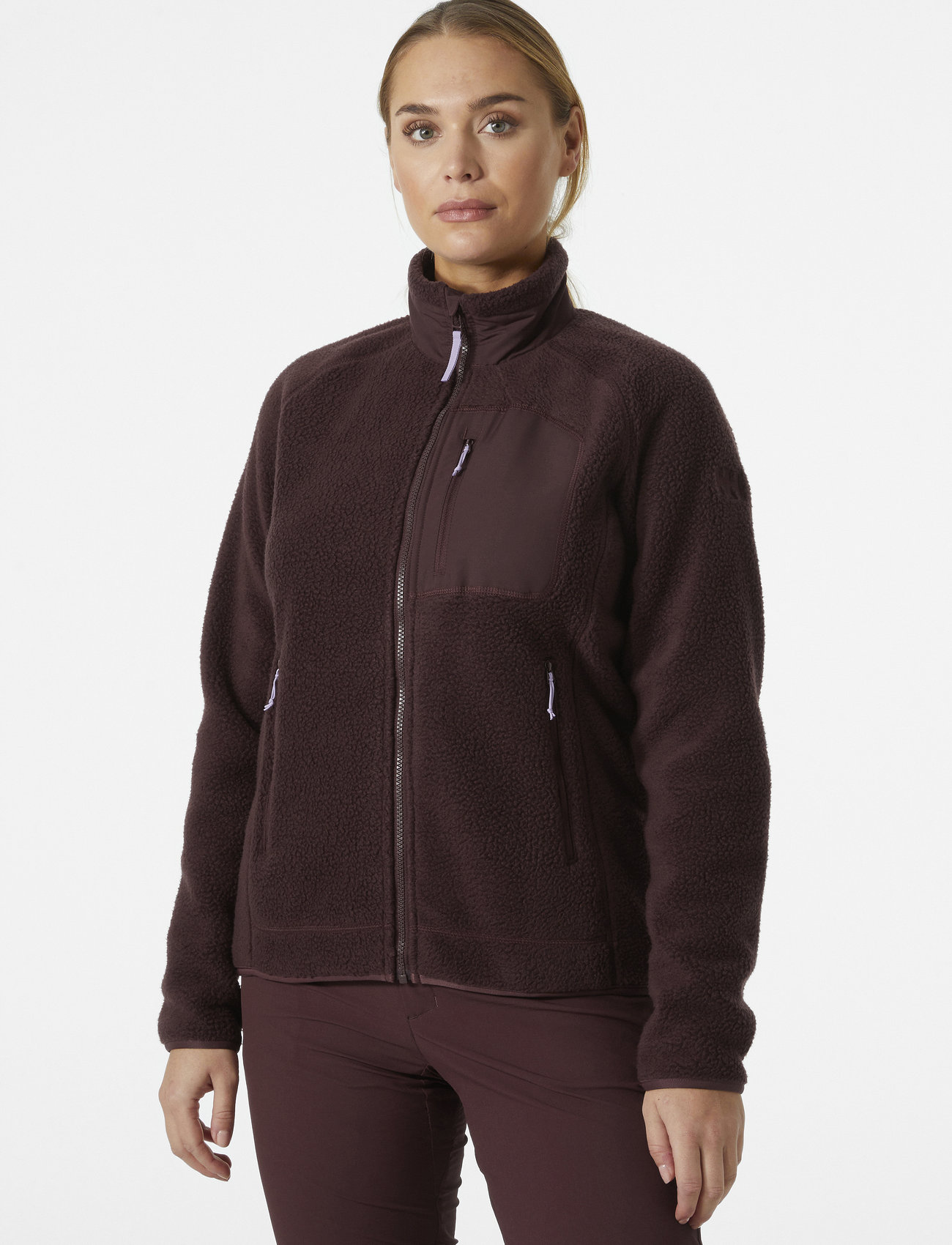 Helly Hansen - W IMPERIAL PILE BLOCK JACKET - hoodies - hickory - 1