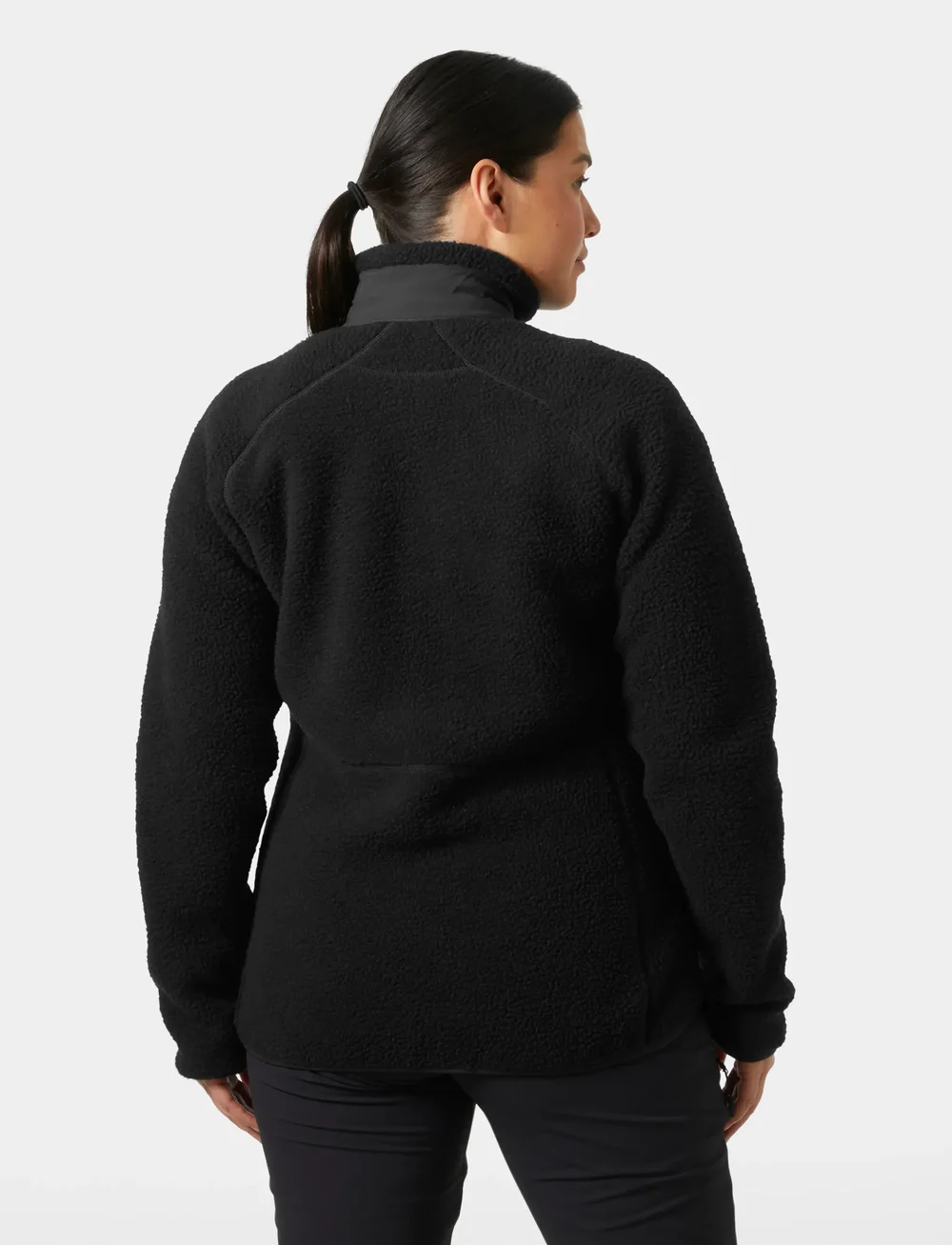 Helly Hansen - W IMPERIAL PILE BLOCK JACKET - kampsunid ja vahekihid - black - 3