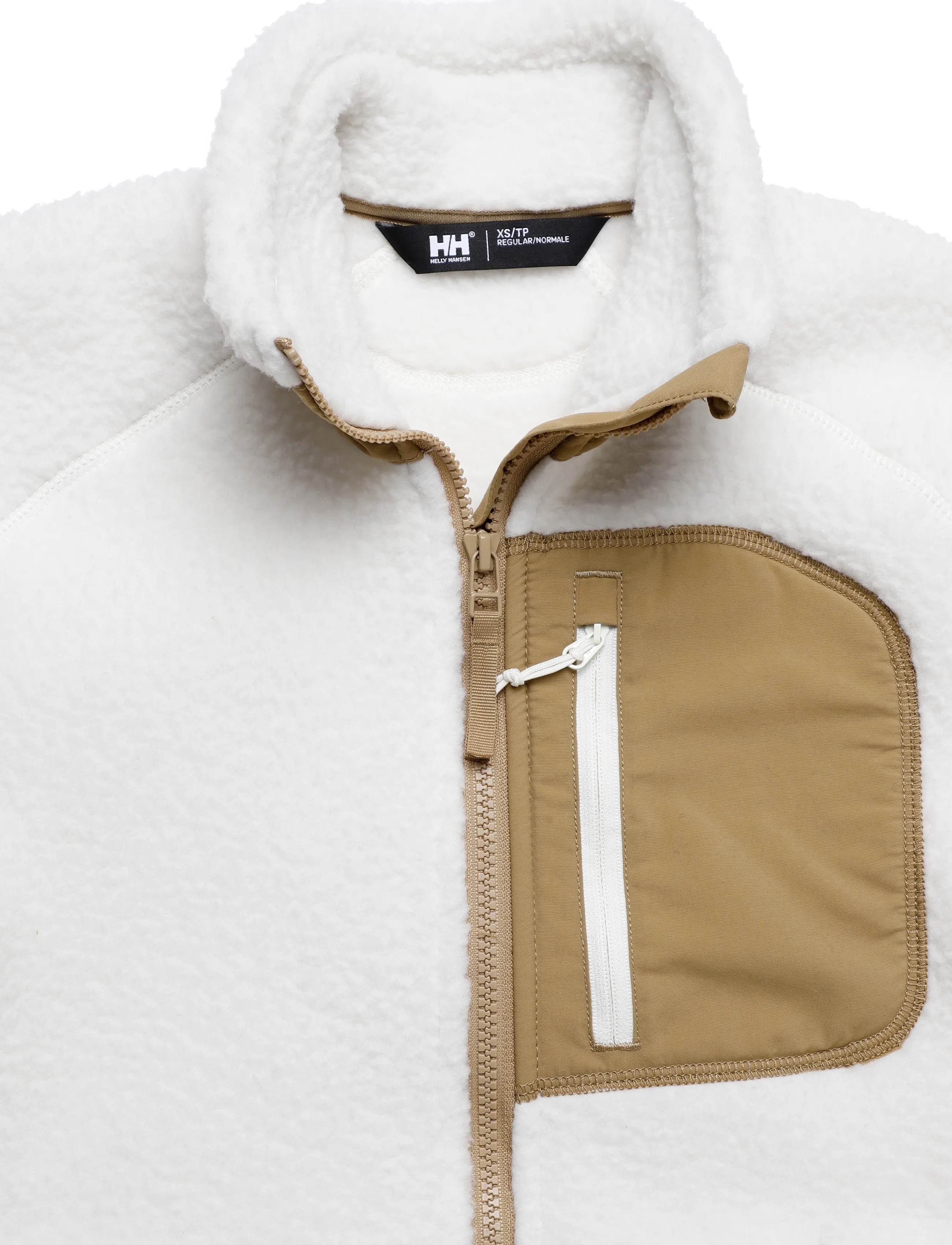 Helly Hansen - W IMPERIAL PILE BLOCK JACKET - kampsunid ja vahekihid - snow - 2